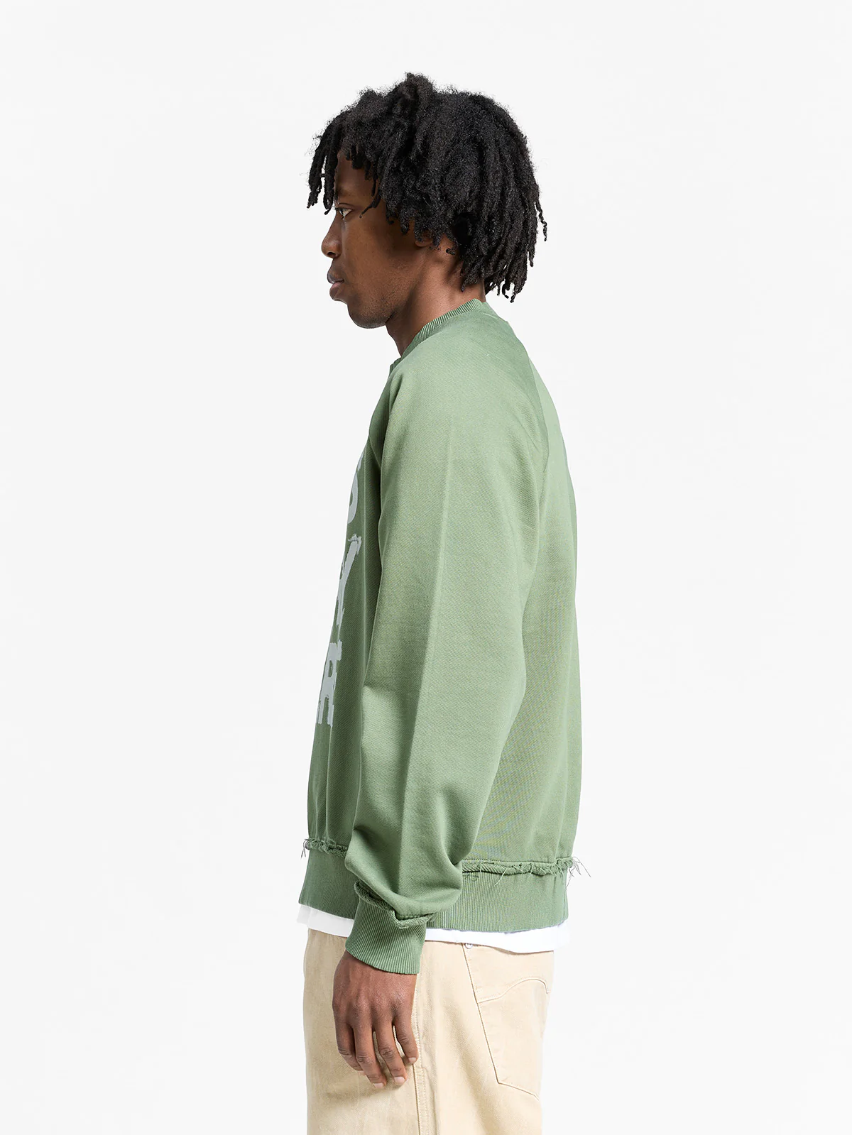 ART IS EVERYWHERE SWEATER - WASHED GREEN - Image 4