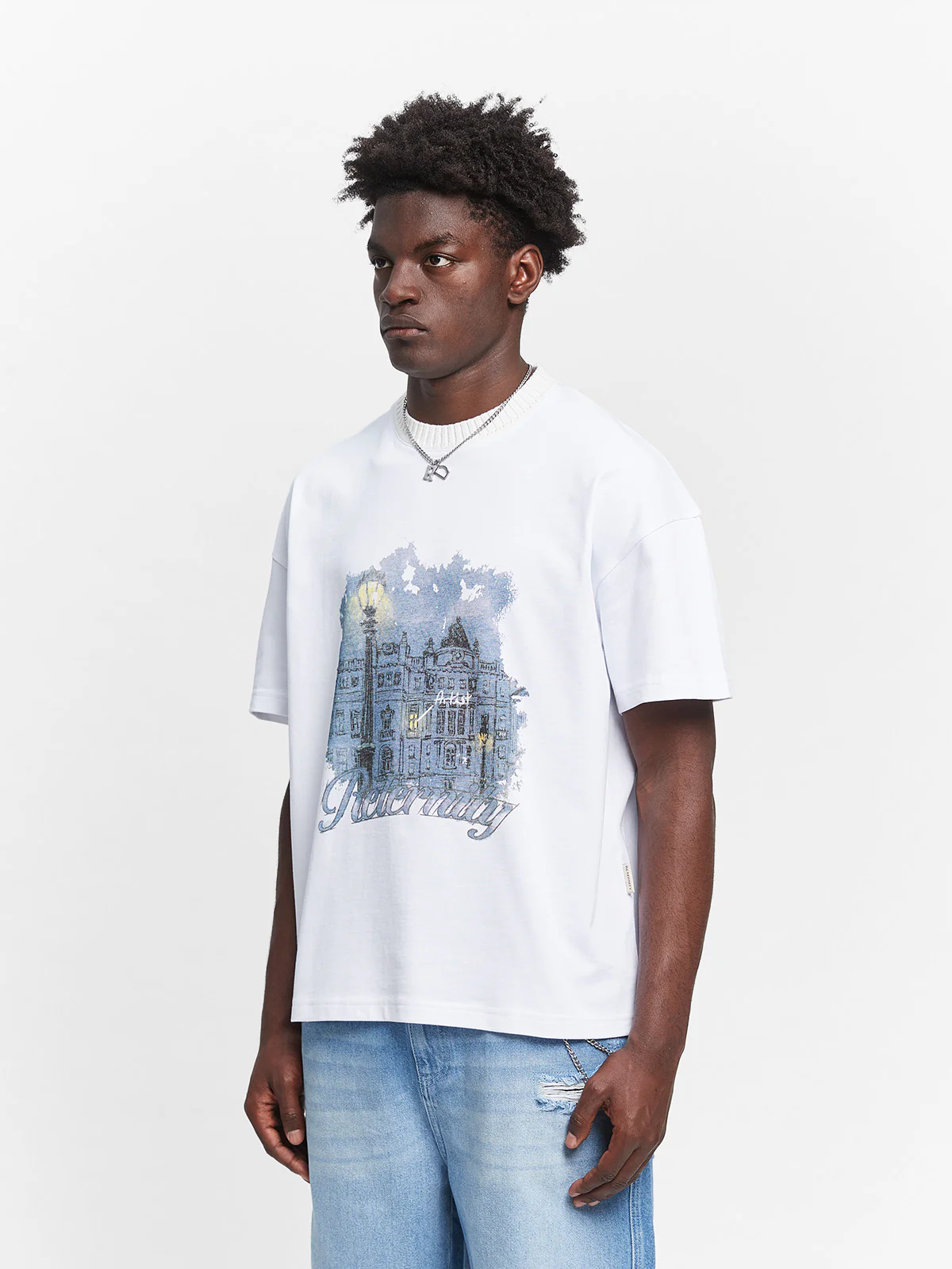 ARTIST BY NIGHT T-SHIRT - WHITE - Image 3