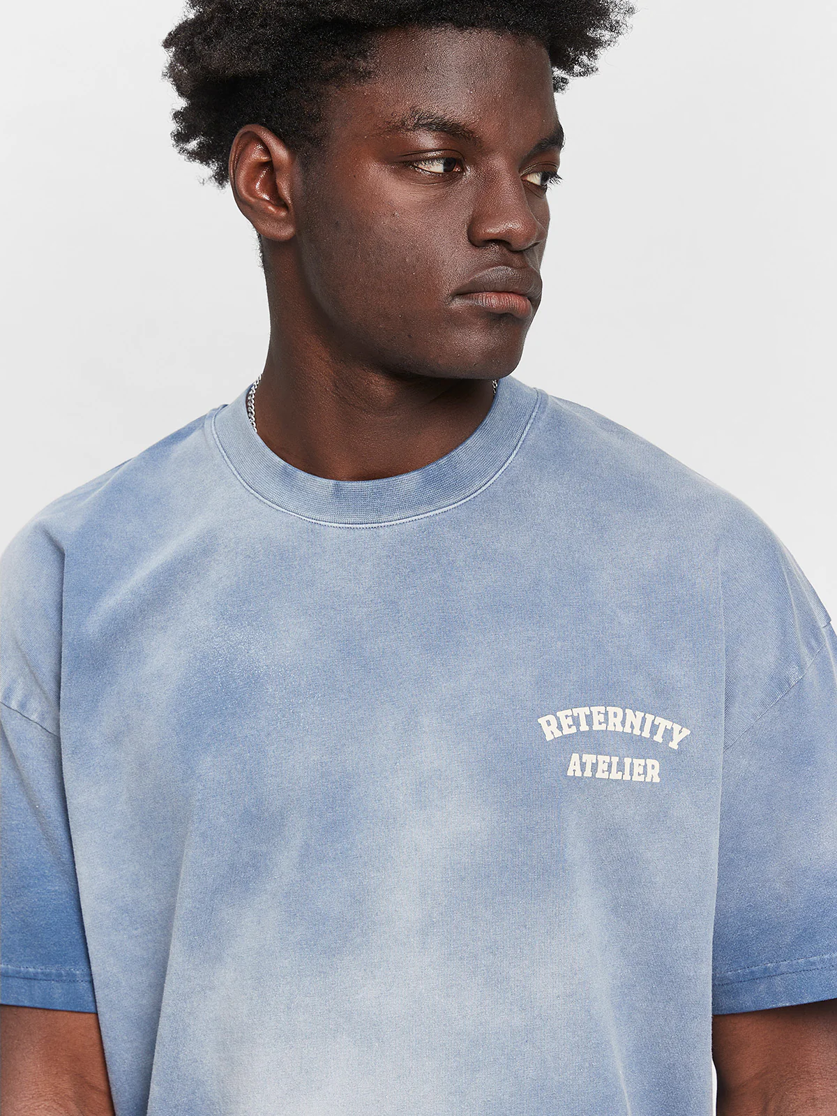 ARTS & CRAFT T-SHIRT - WASHED BLUE - Image 10