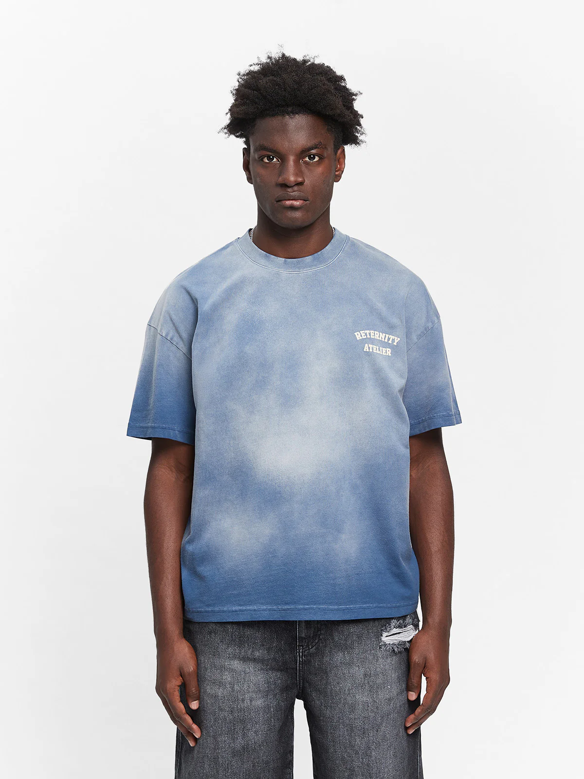 ARTS & CRAFT T-SHIRT - WASHED BLUE - Image 3