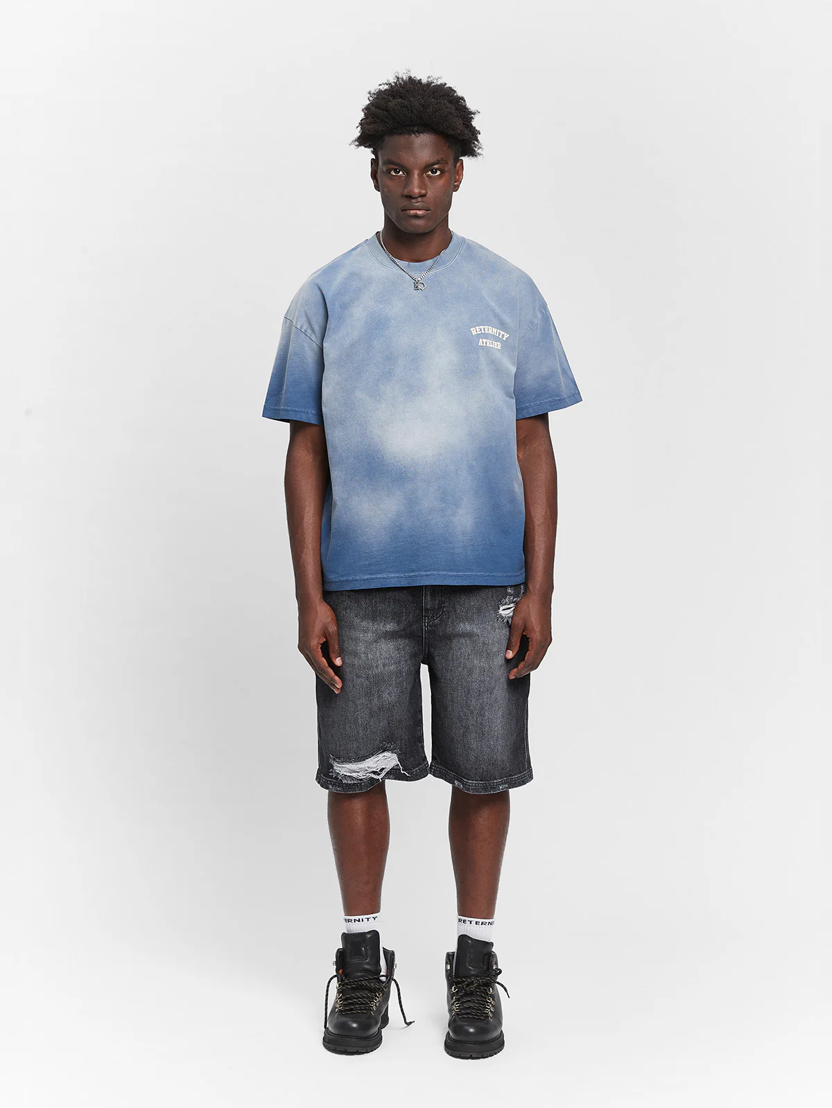ARTS & CRAFT T-SHIRT - WASHED BLUE - Image 7
