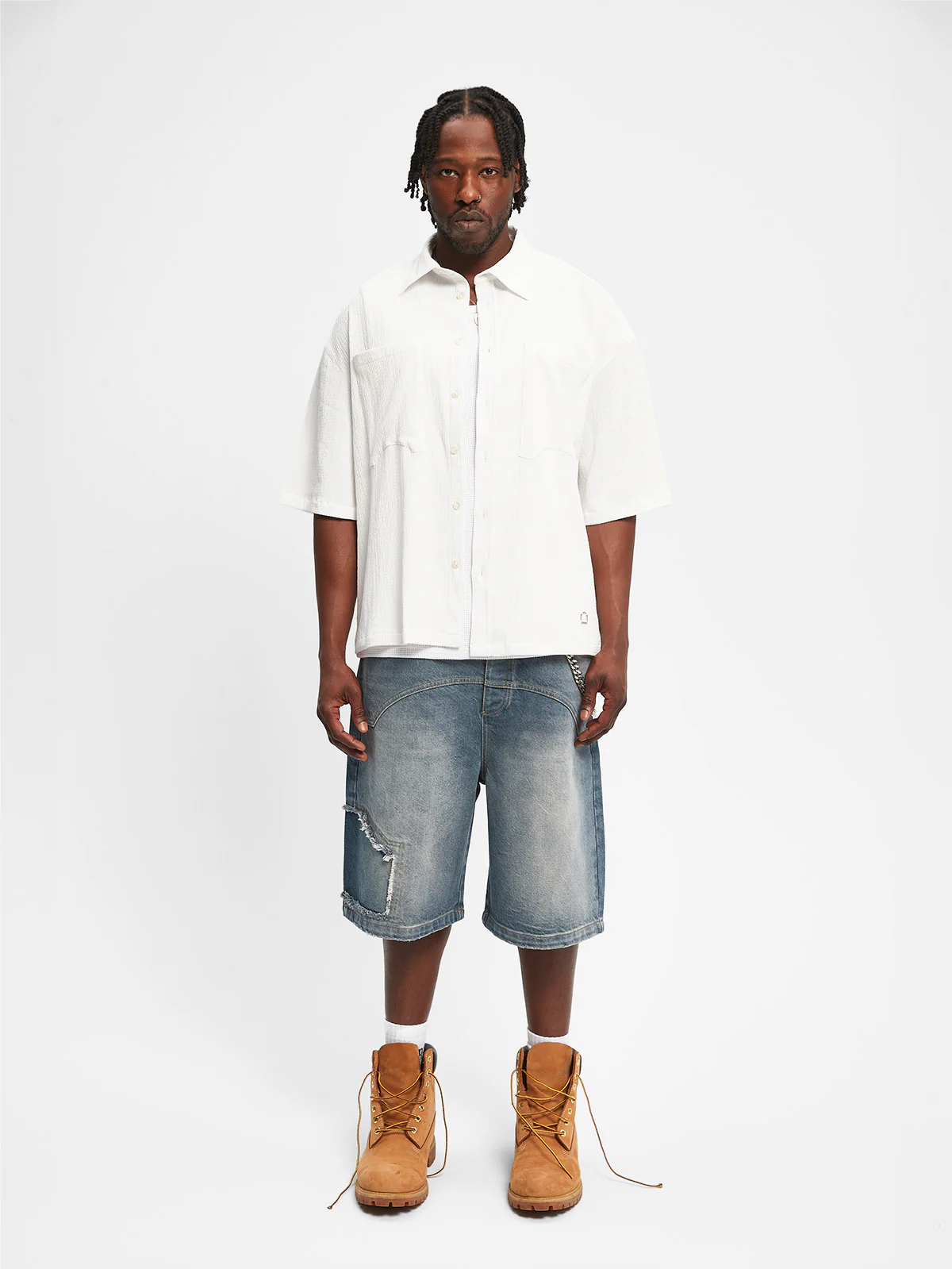 ATELIER BUTTON SHIRT - CREAM - Image 6