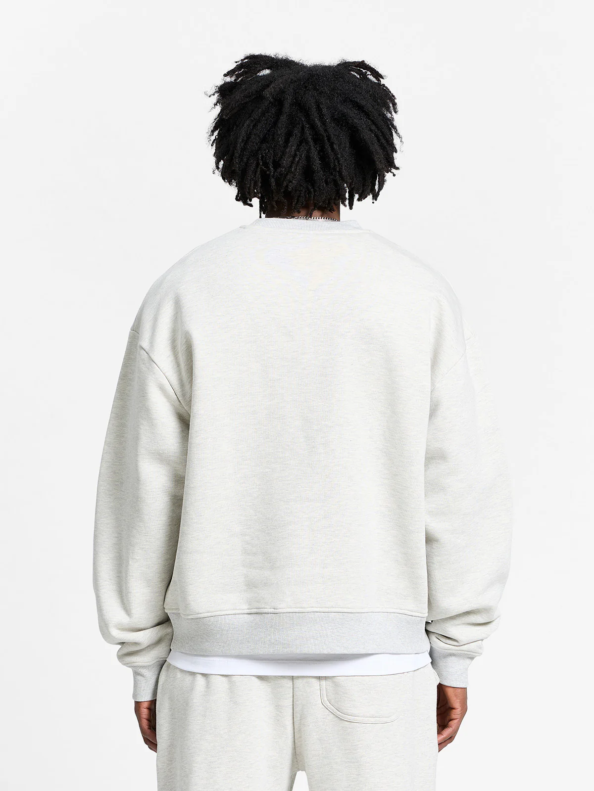 ATELIER EMBLEM CREWNECK - MELANGE GREY - Image 5
