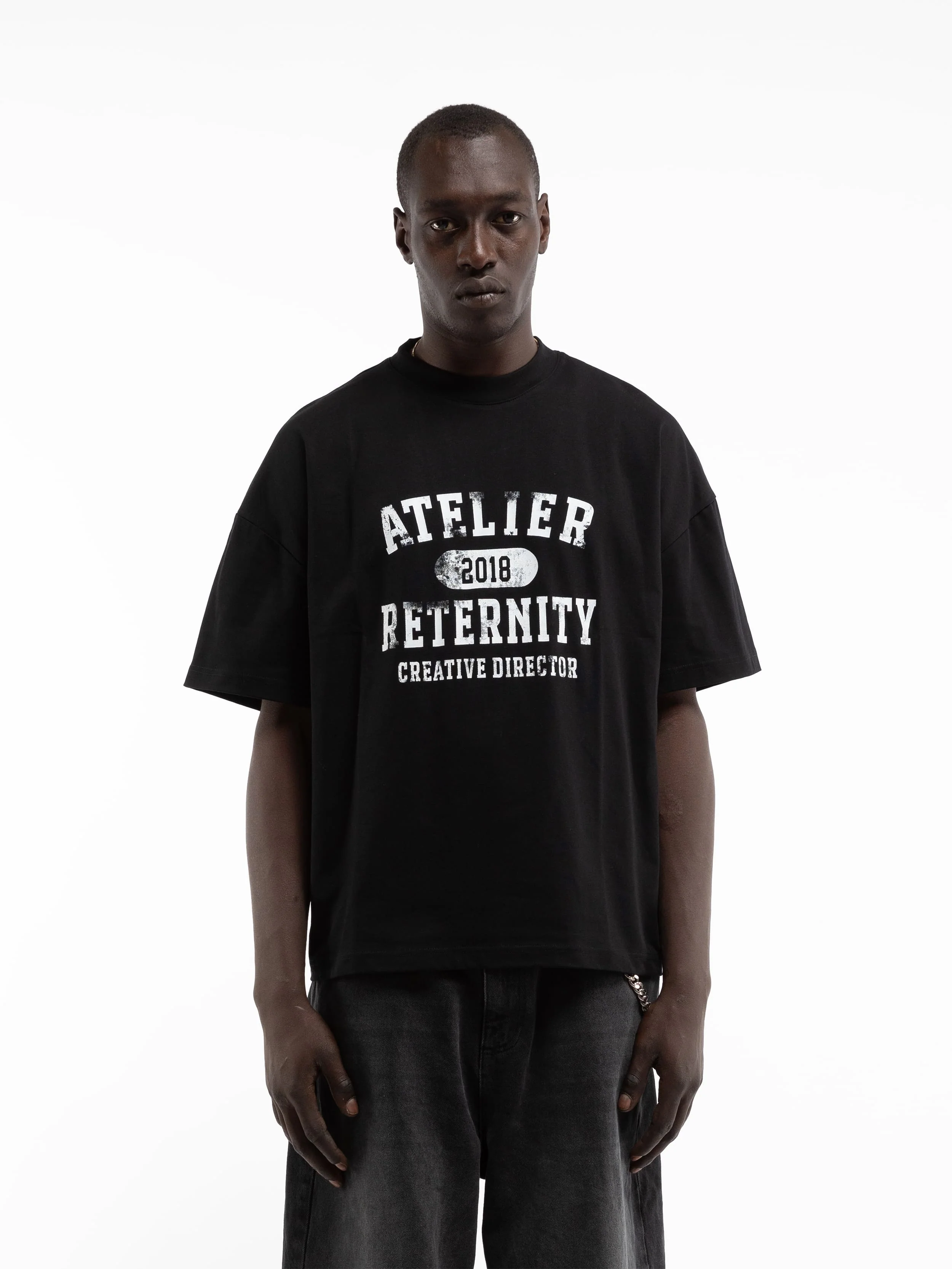 ATELIER EMBLEM T-SHIRT - BLACK - Image 2