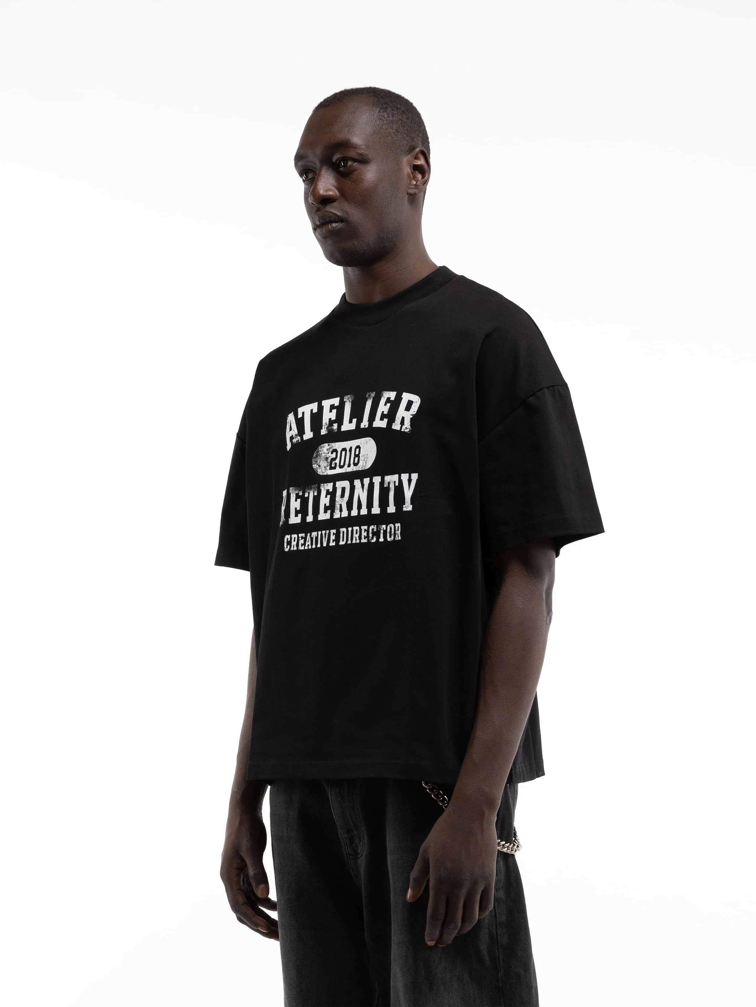 ATELIER EMBLEM T-SHIRT - BLACK - Image 3