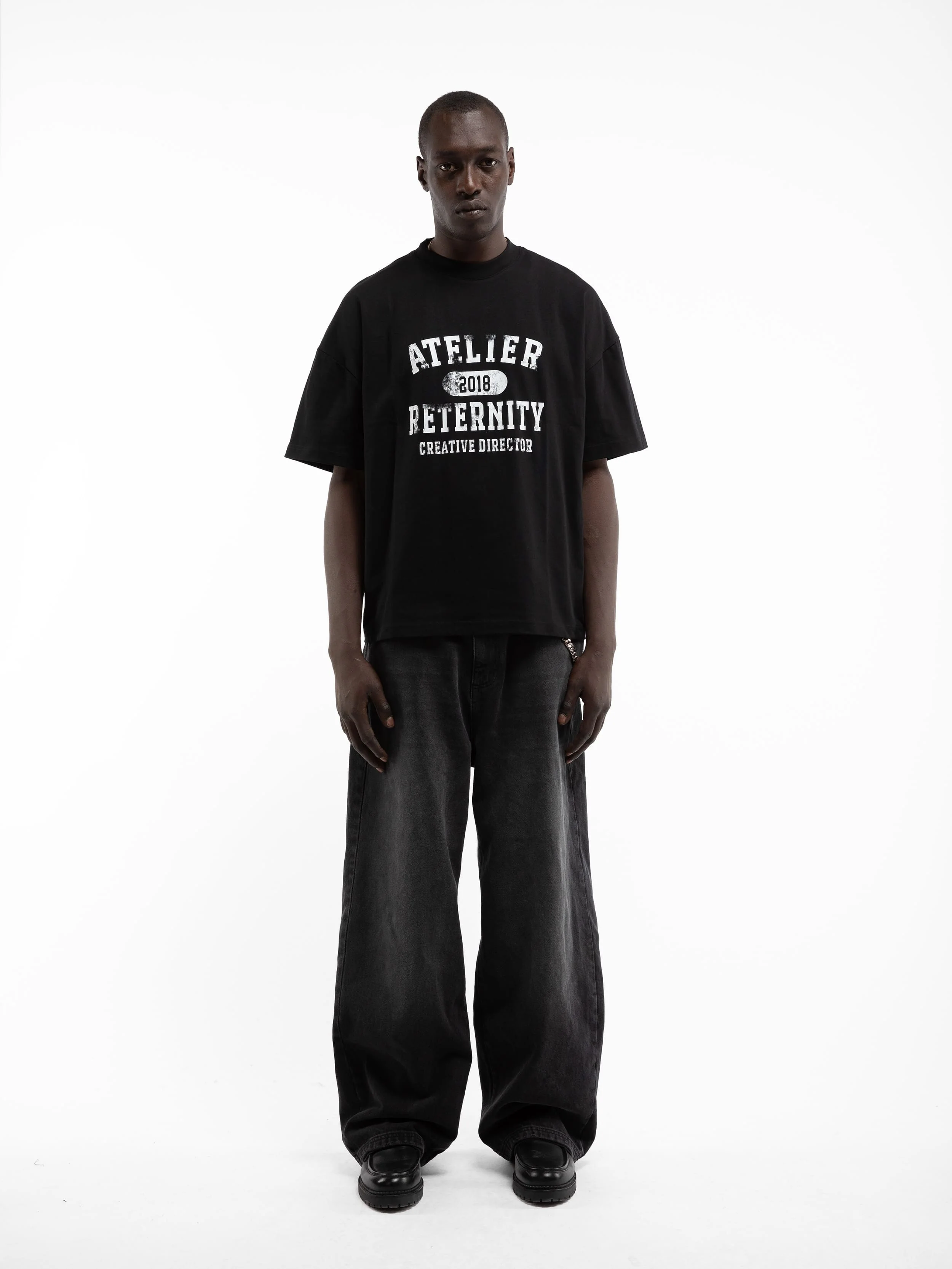 ATELIER EMBLEM T-SHIRT - BLACK - Image 6