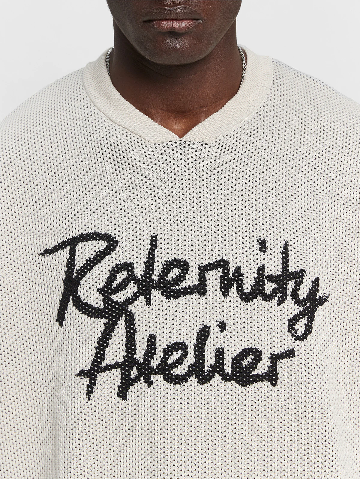 ATELIER KNIT JERSEY - CREAM - Image 6