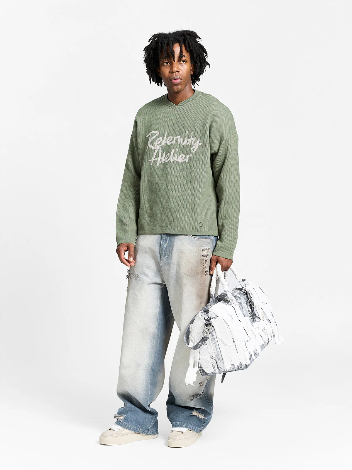 ATELIER KNIT JERSEY - GREEN - Image 6