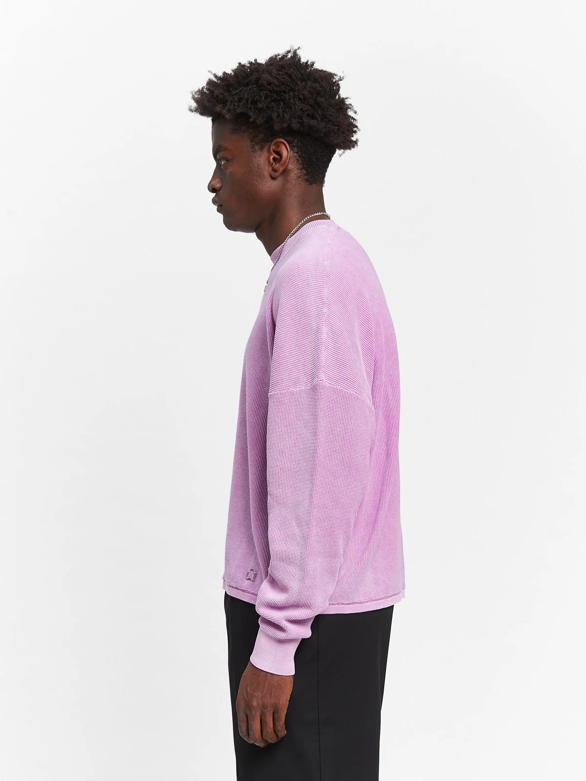 ATELIER KNIT SWEATER - WASHED LILAC - Image 4