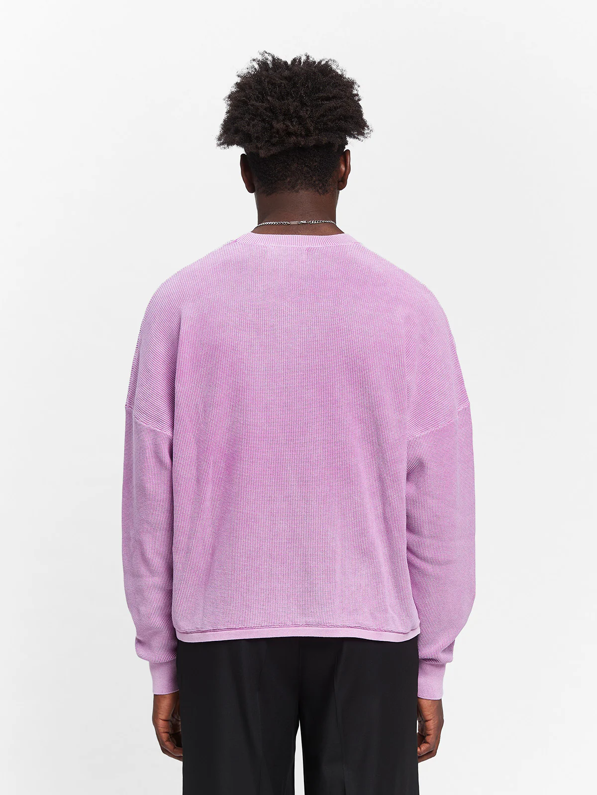 ATELIER KNIT SWEATER - WASHED LILAC - Image 5