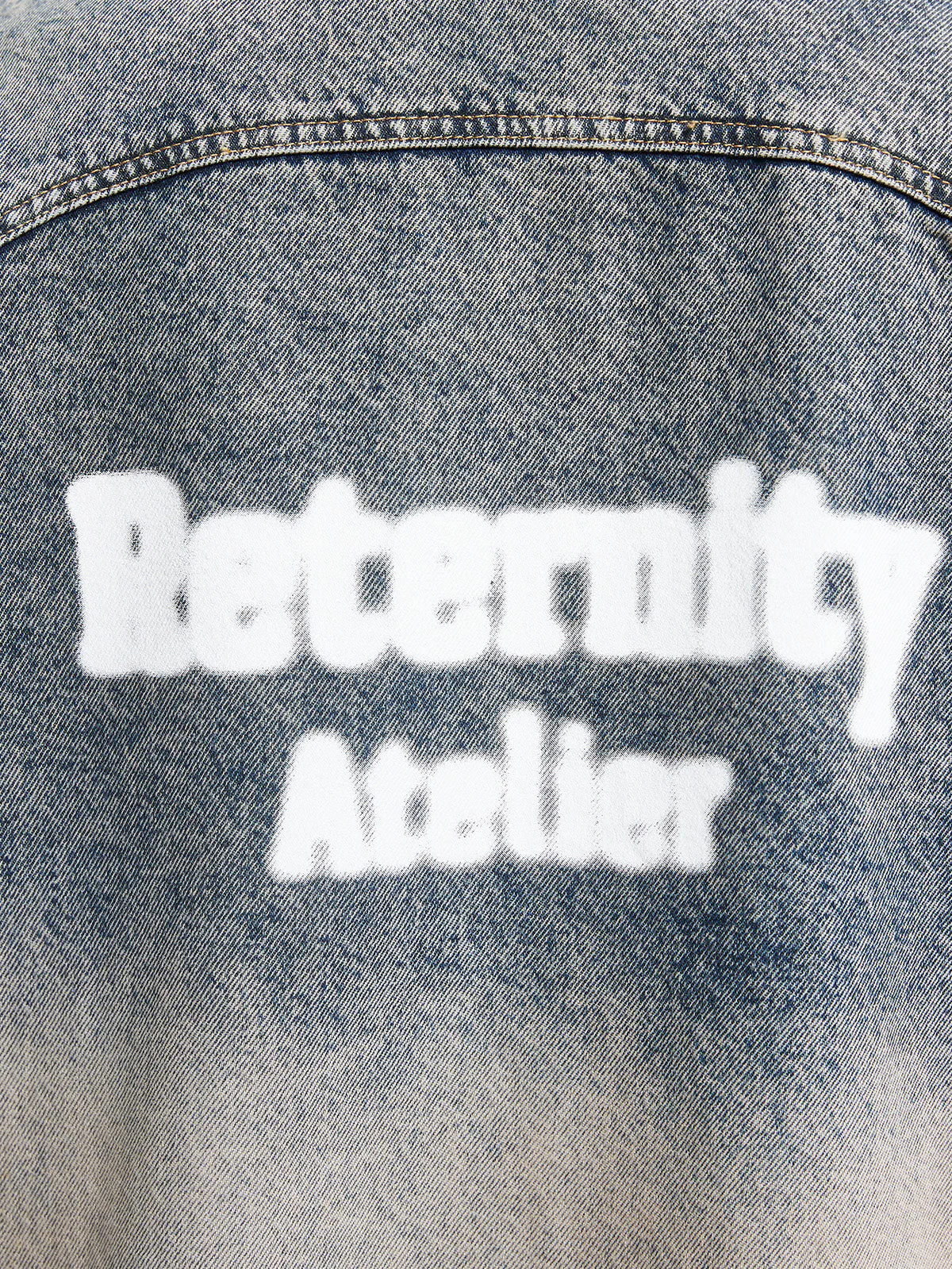 AURÉLIE DENIM JACKET - WASHED BLUE - Image 6
