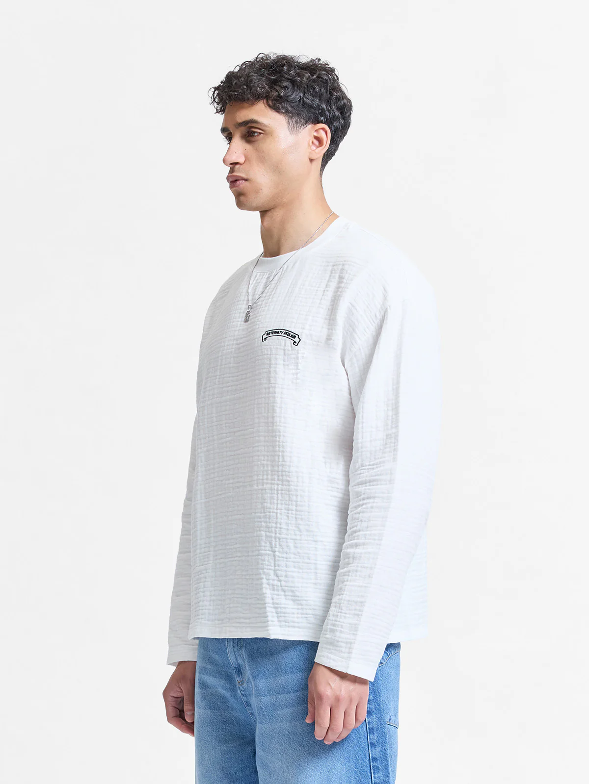 BAND OF PROCESS LONGSLEEVE - WHITE - Image 3