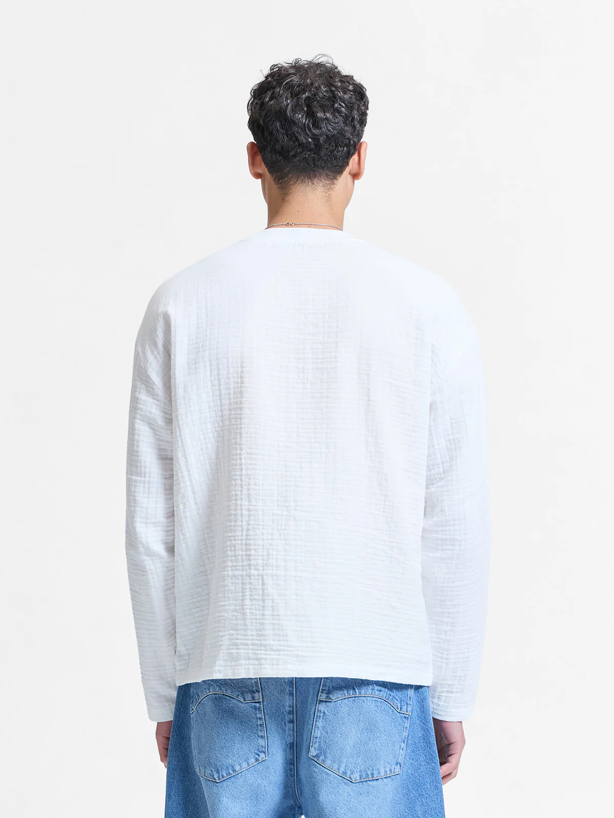 BAND OF PROCESS LONGSLEEVE - WHITE - Image 5