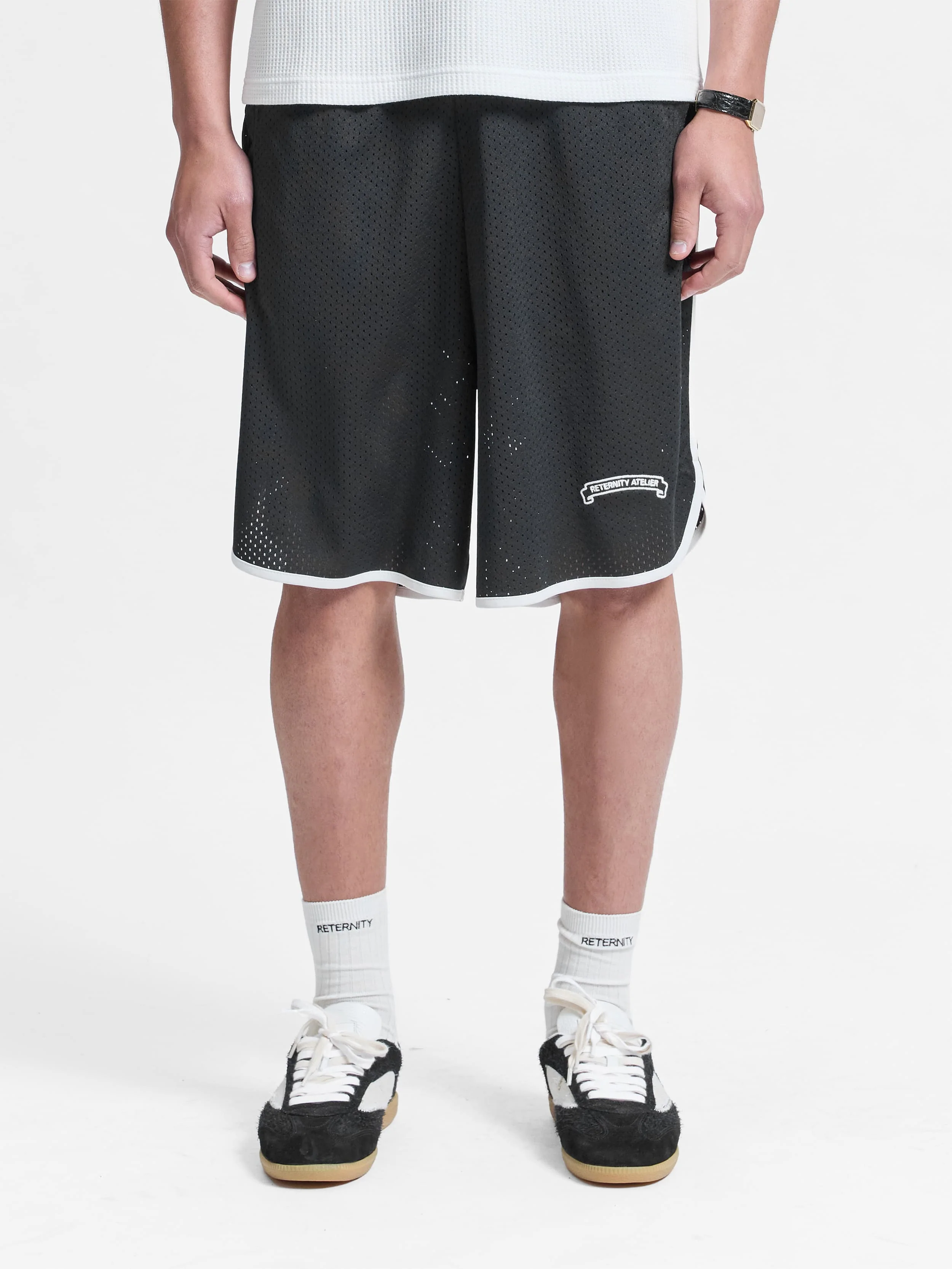 BAND OF PROCESS MESH SHORTS - BLACK - Image 2