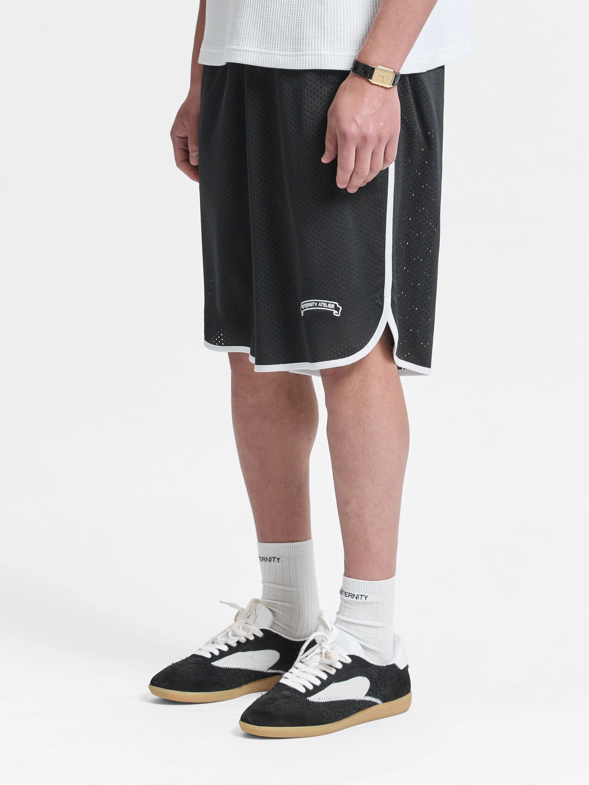 BAND OF PROCESS MESH SHORTS - BLACK - Image 3