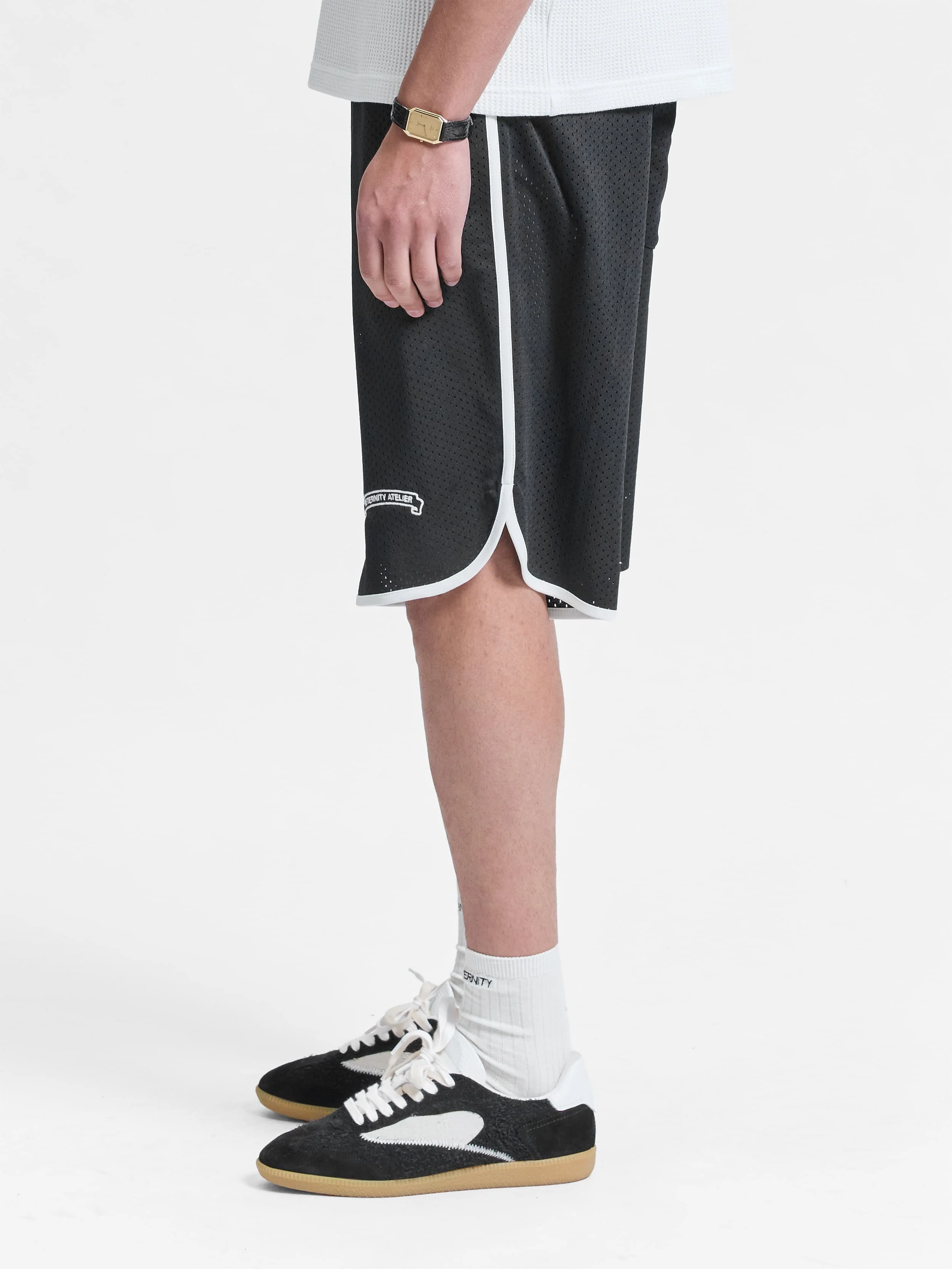 BAND OF PROCESS MESH SHORTS - BLACK - Image 4