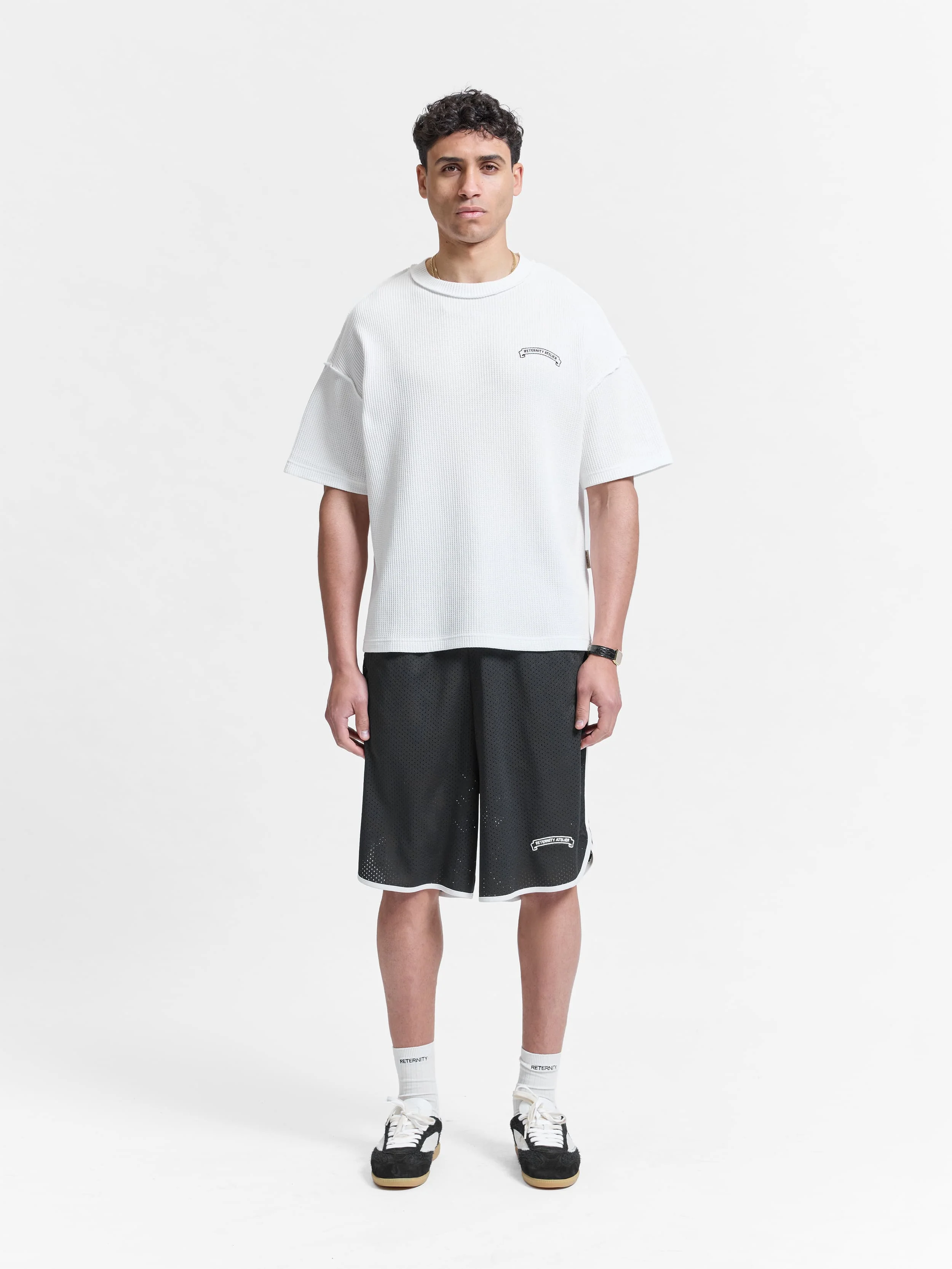 BAND OF PROCESS MESH SHORTS - BLACK - Image 6