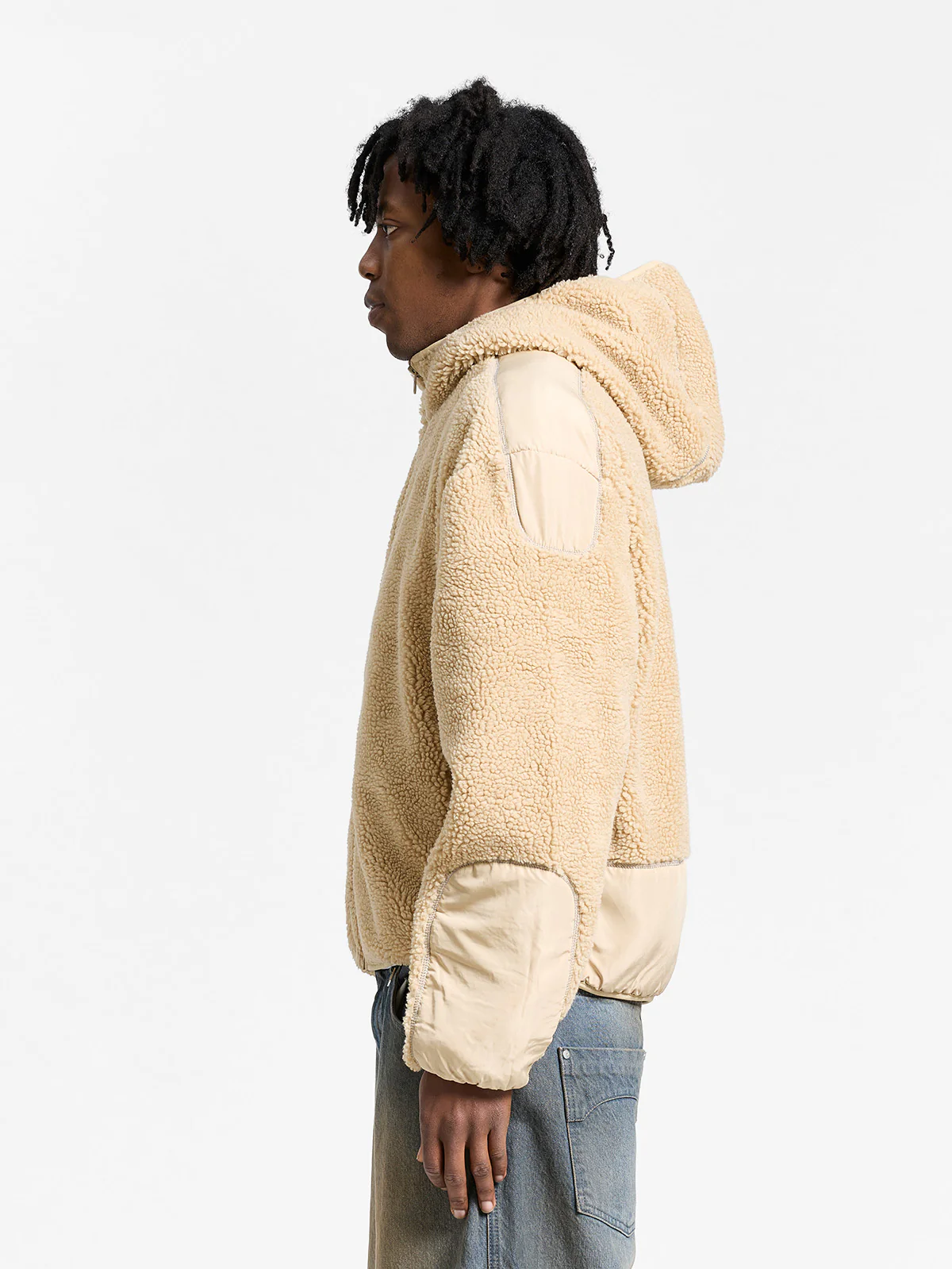 BERCY FLEECE JACKET - SAND - Image 4