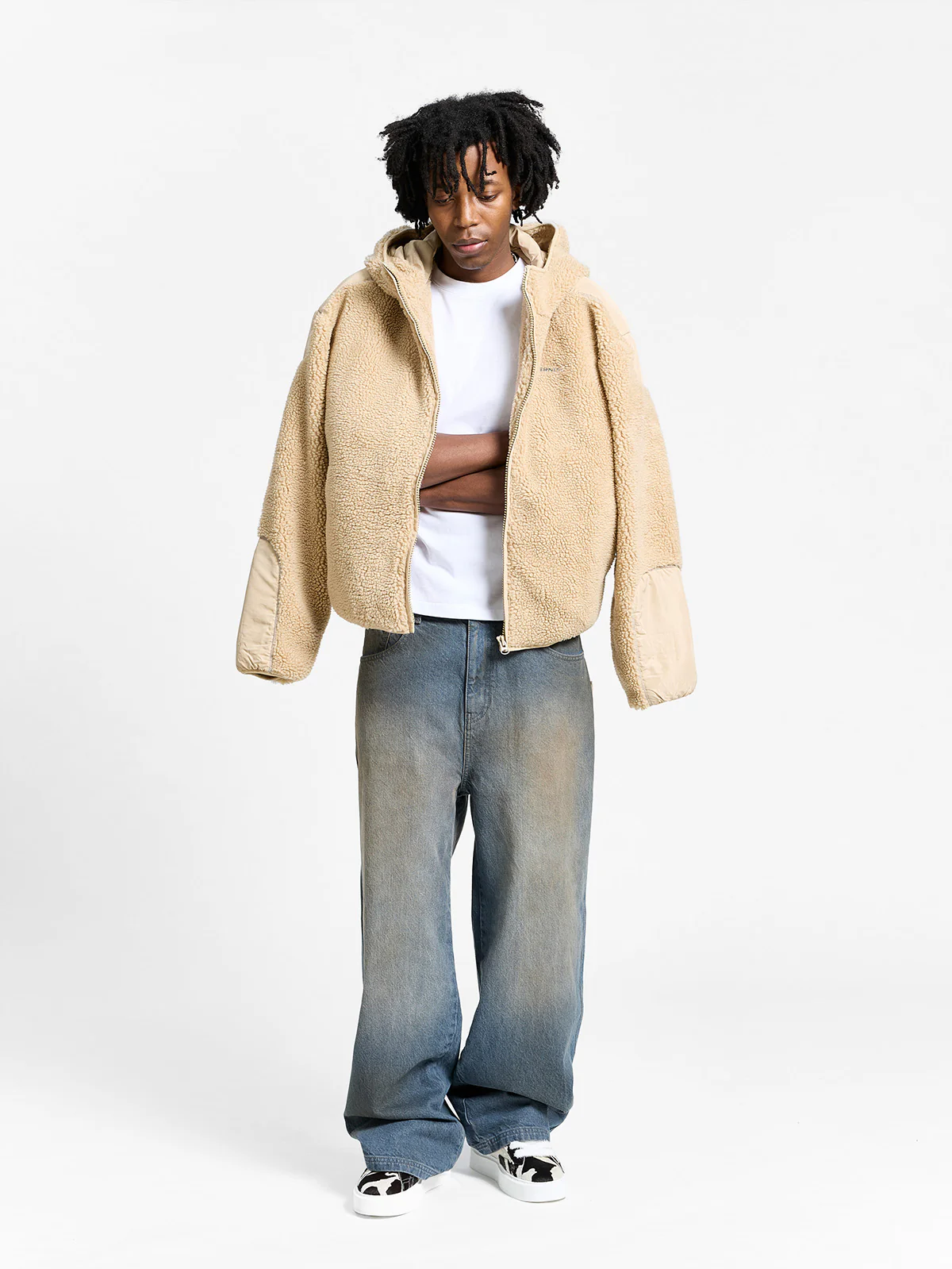 BERCY FLEECE JACKET - SAND - Image 6