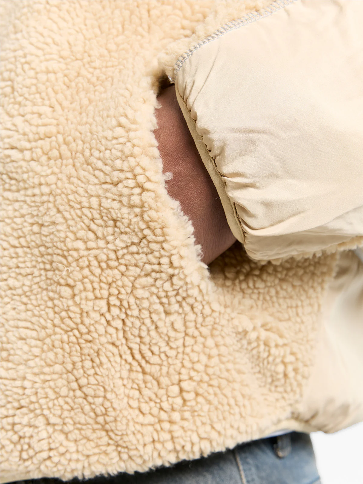BERCY FLEECE JACKET - SAND - Image 7
