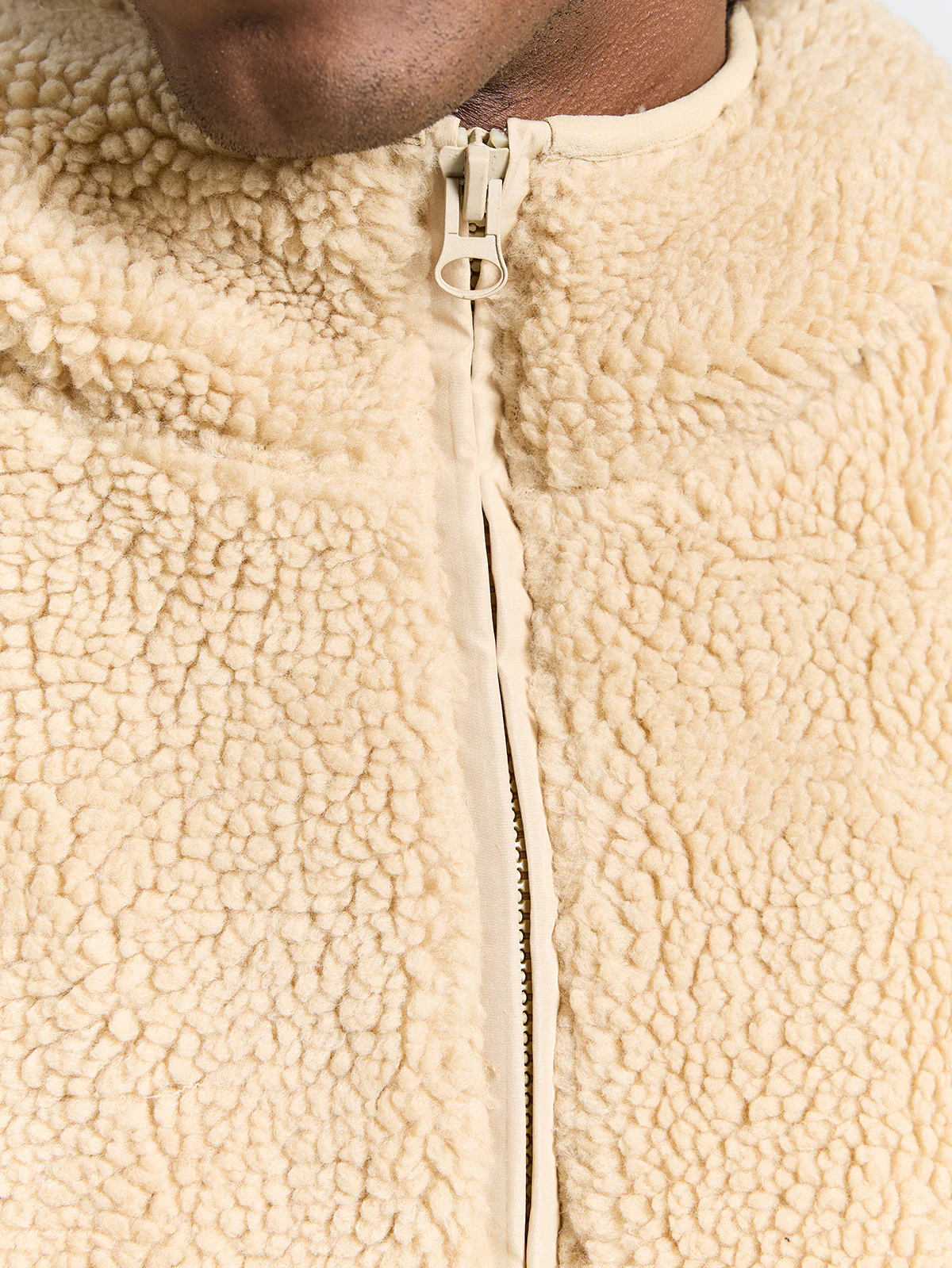 BERCY FLEECE JACKET - SAND - Image 8