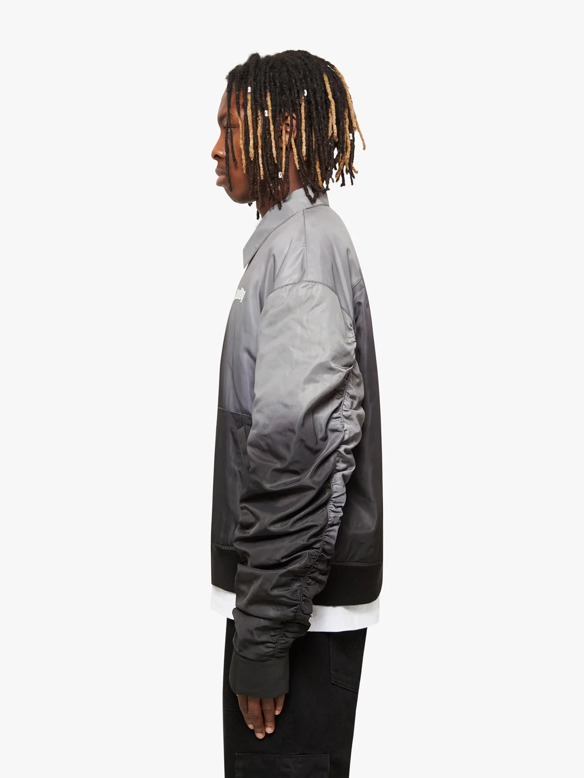 BOMBER JACKET ‘RETERNITY’ - WASHED BLACK - Image 4