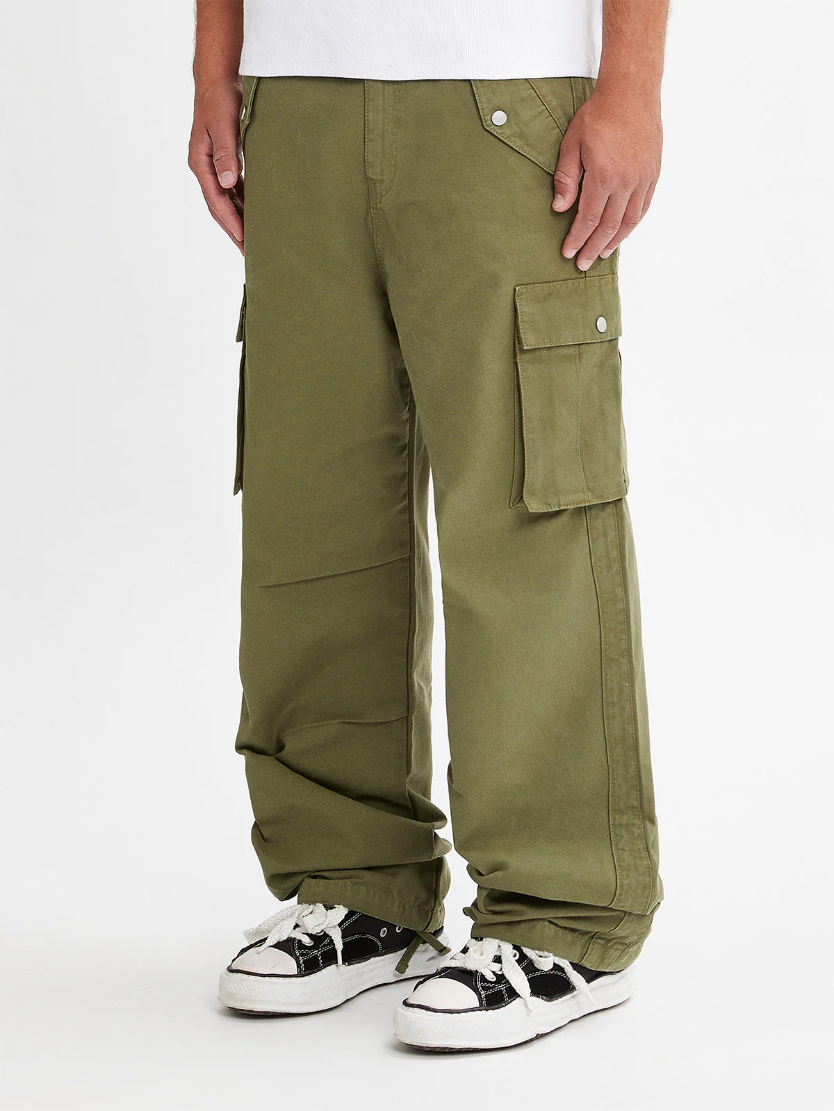 CARGO PANTS - OLIV - Image 3