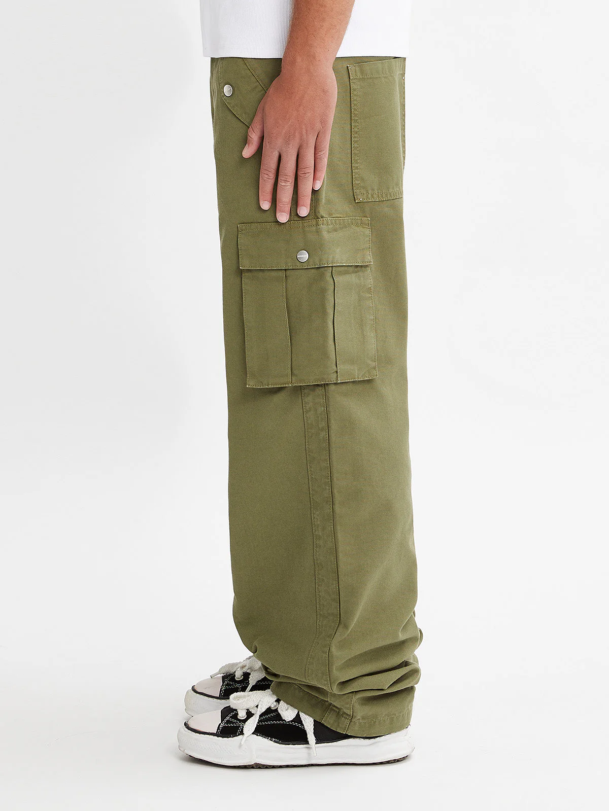 CARGO PANTS - OLIV - Image 4