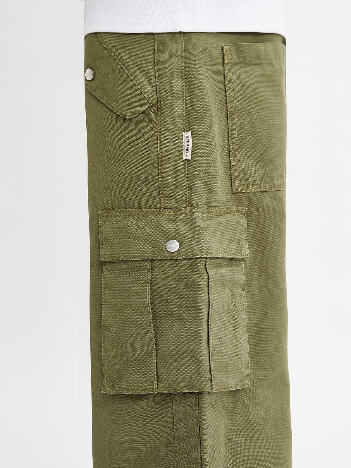 CARGO PANTS - OLIV - Image 7
