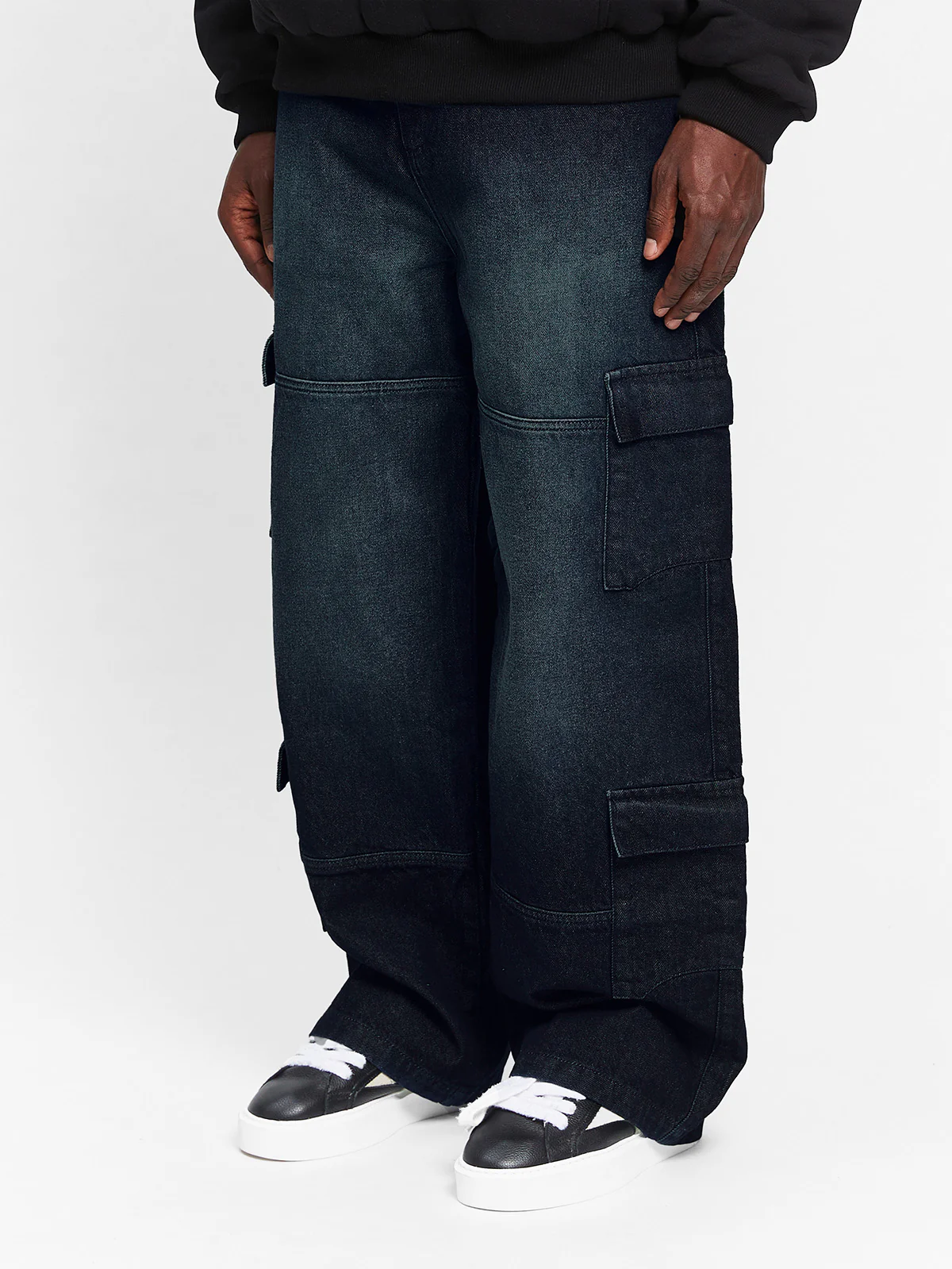 CONCEPTION CARGO PANTS - RAW DENIM - Image 3
