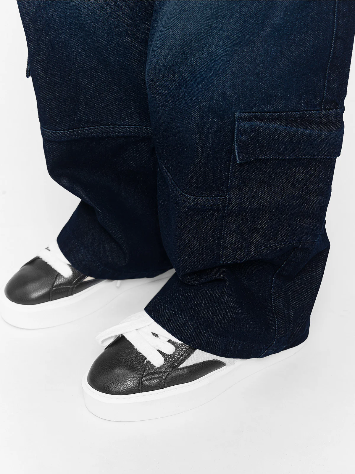 CONCEPTION CARGO PANTS - RAW DENIM - Image 7