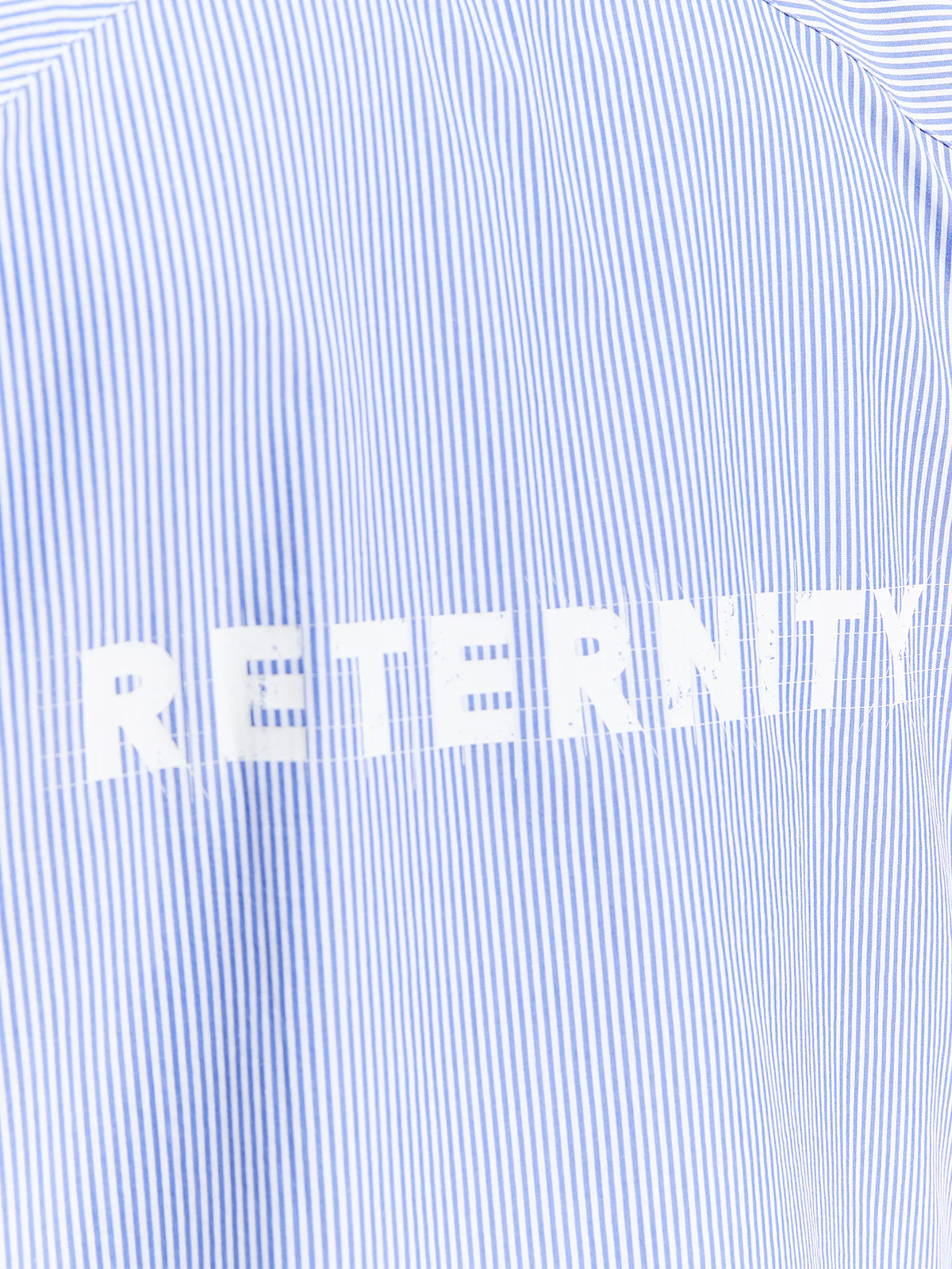 CONSTRUCTION BUTTON SHIRT - BLUE/WHITE - Image 8