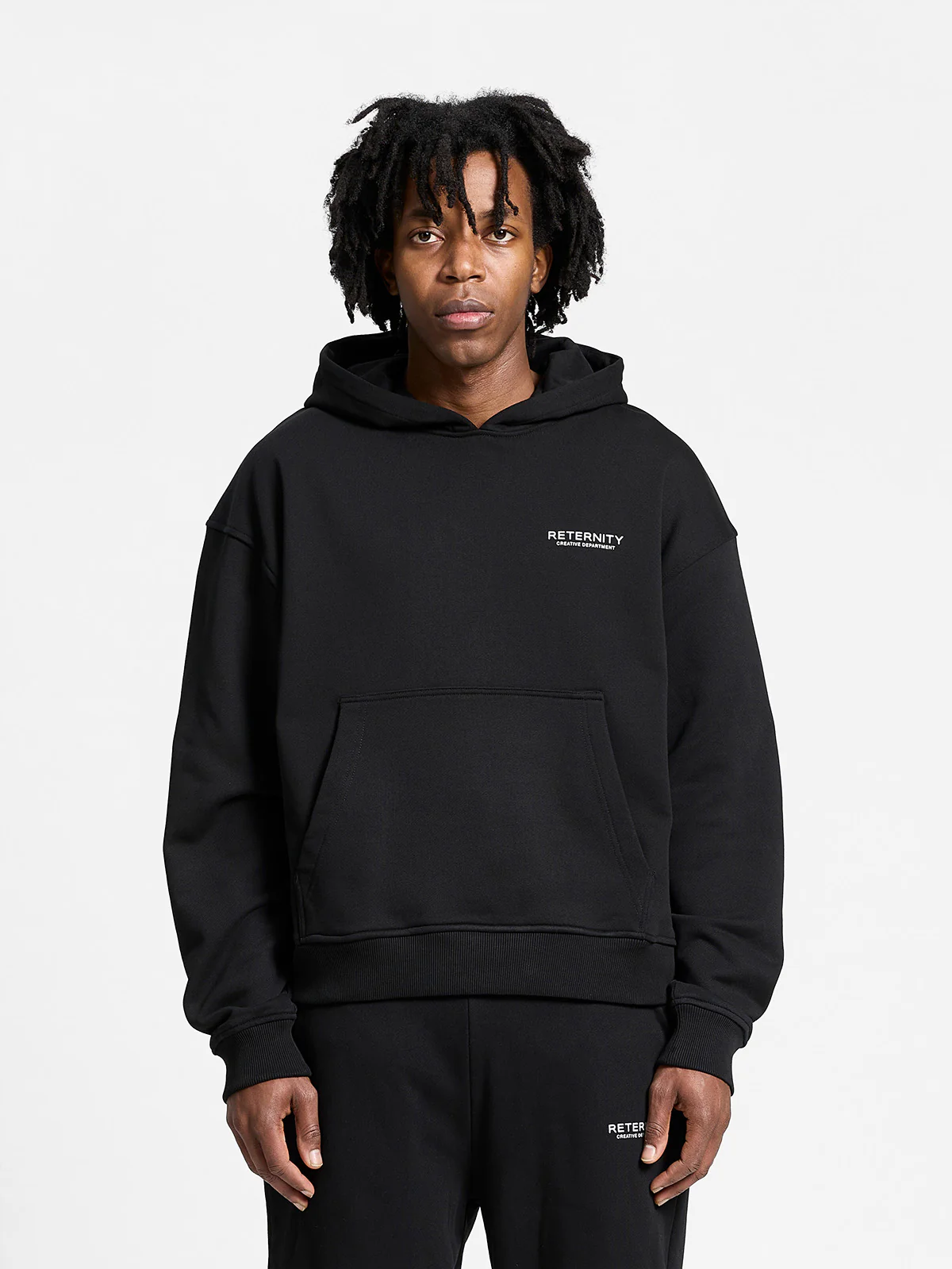 CREATIVE DEPT HOODIE - BLACK - Image 3