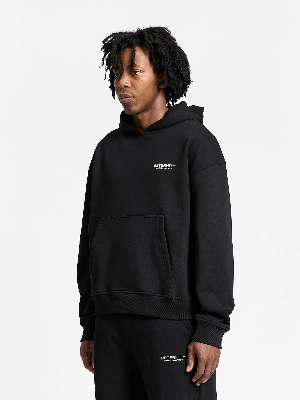 CREATIVE DEPT HOODIE - BLACK - Image 4
