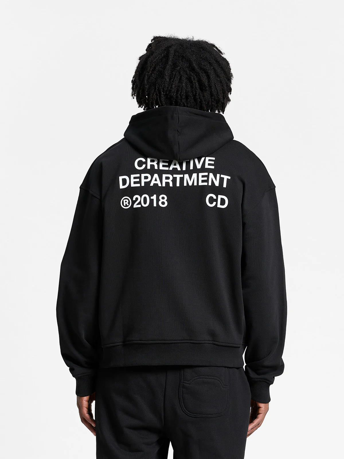 CREATIVE DEPT HOODIE - BLACK - Image 6