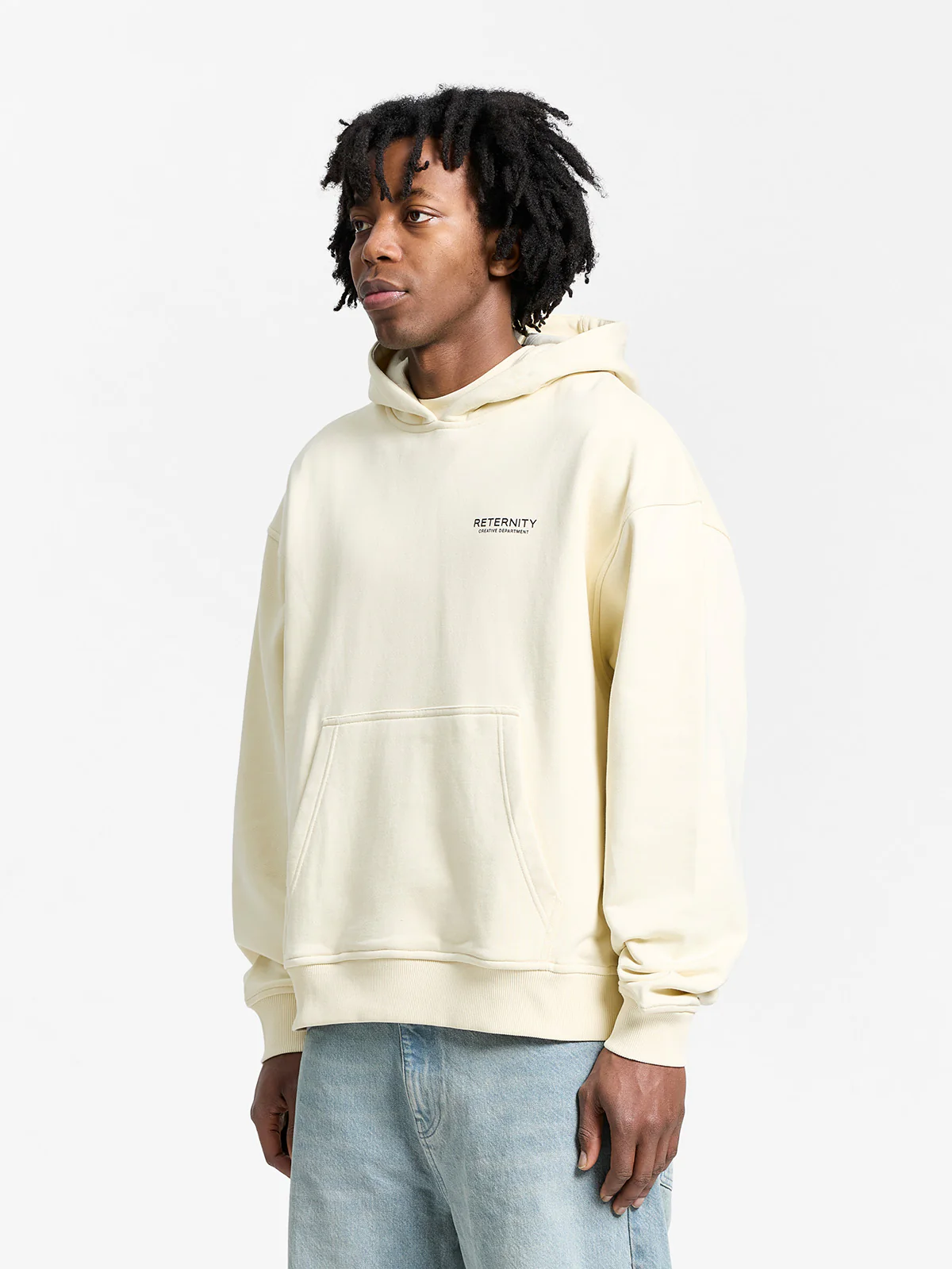 CREATIVE DEPT HOODIE - CREAM - Image 4