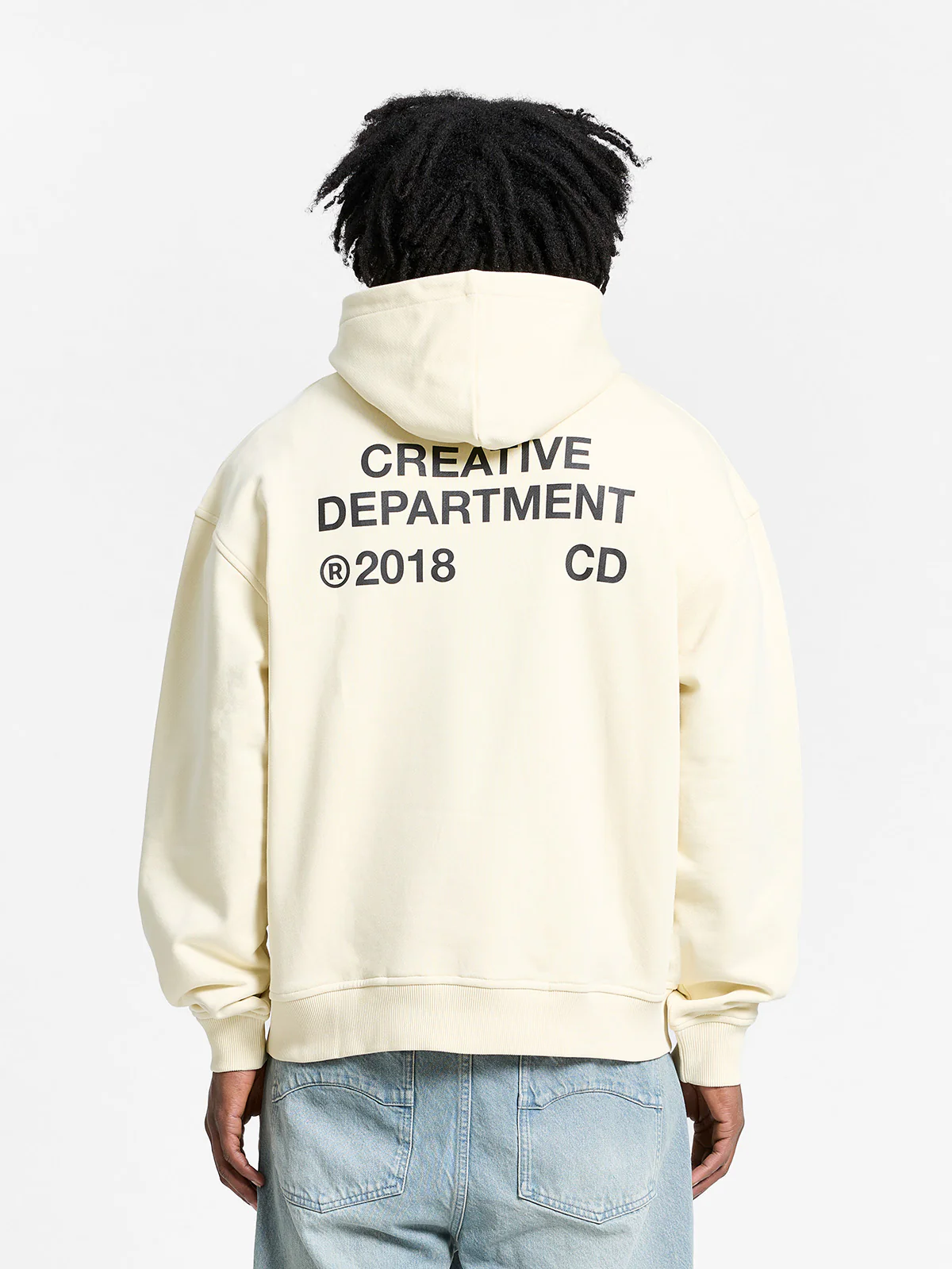 CREATIVE DEPT HOODIE - CREAM - Image 6
