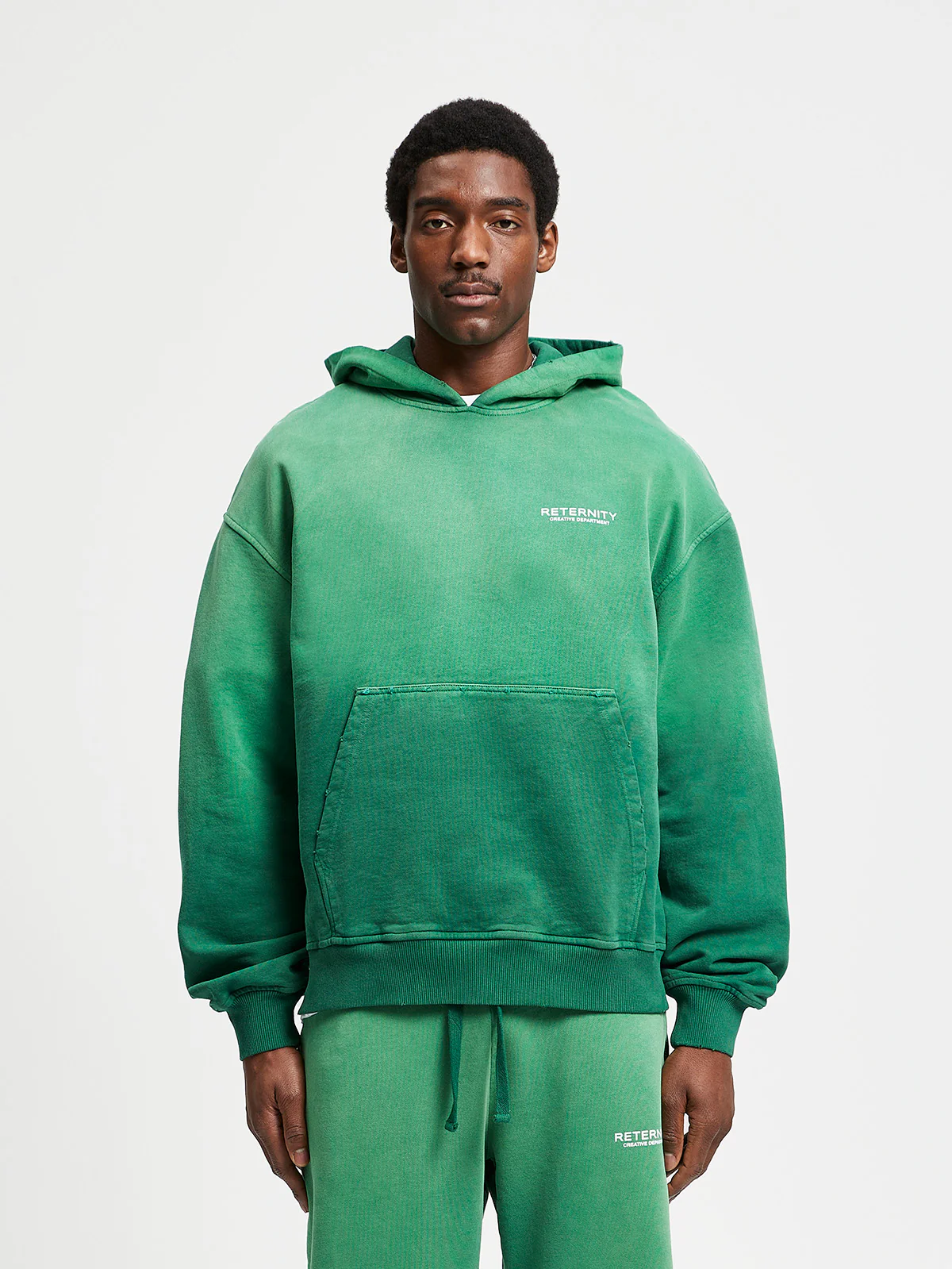 CREATIVE DEPT HOODIE - FADED GREEN - Image 3
