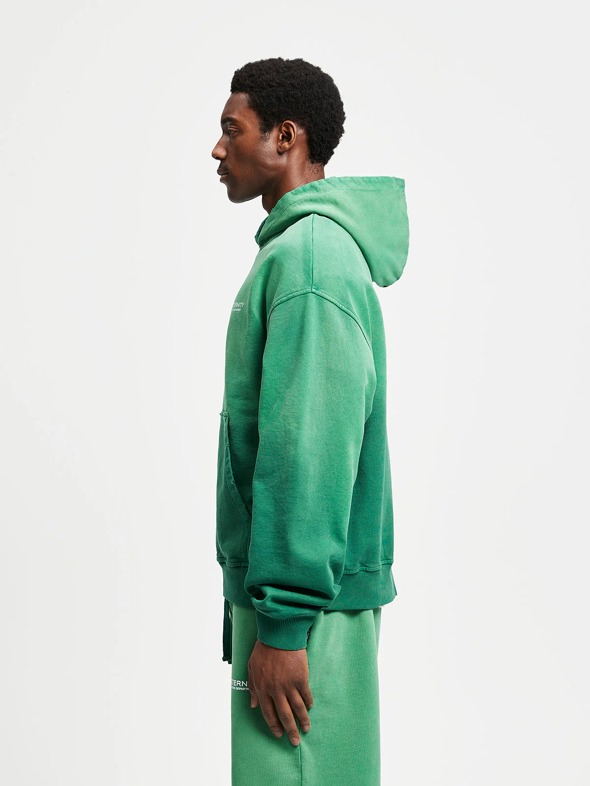 CREATIVE DEPT HOODIE - FADED GREEN - Image 5