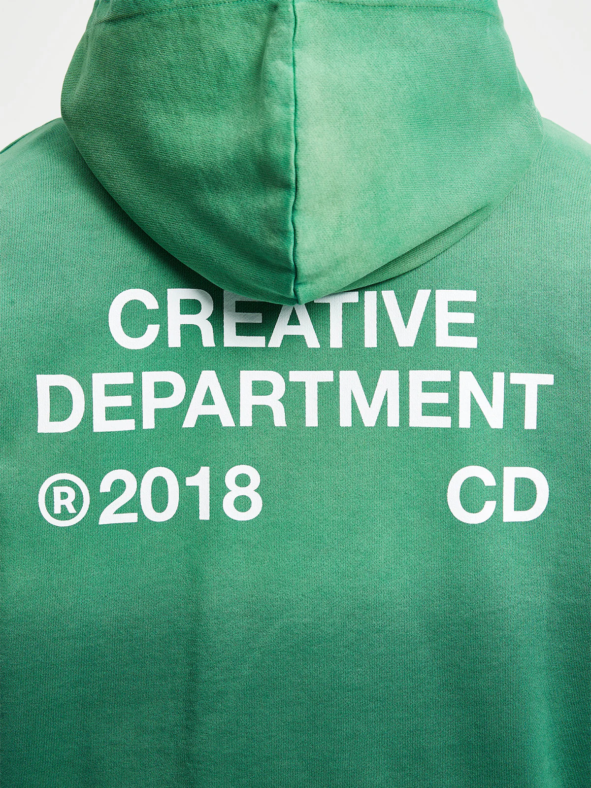 CREATIVE DEPT HOODIE - FADED GREEN - Image 8