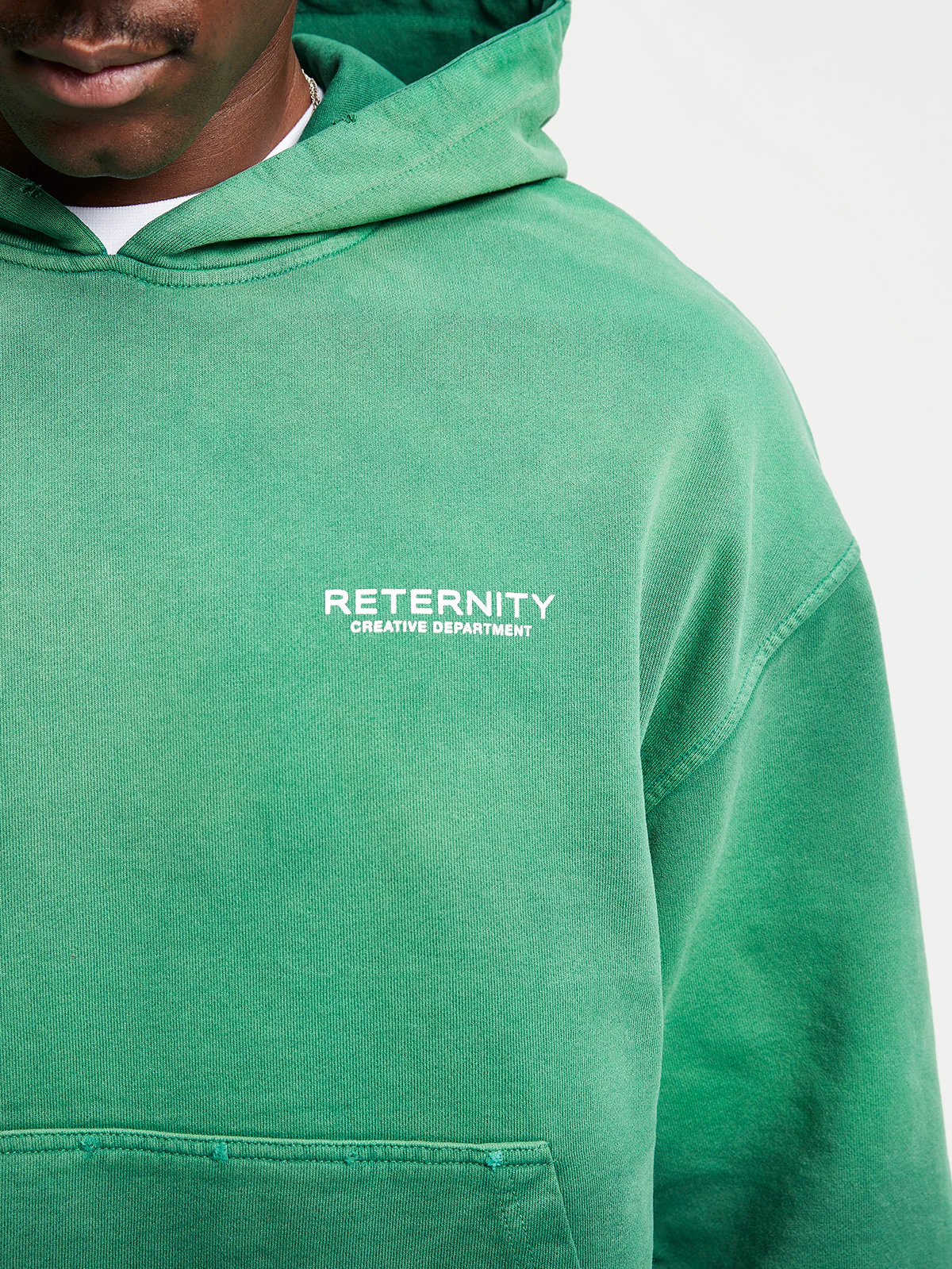 CREATIVE DEPT HOODIE - FADED GREEN - Image 9