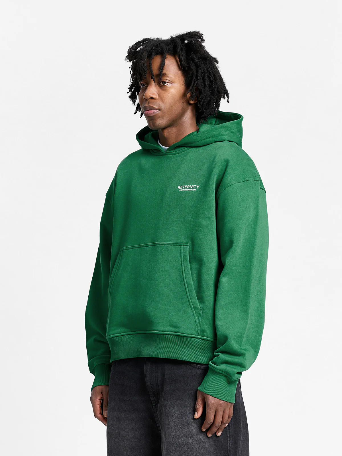 CREATIVE DEPT HOODIE - GREEN - Image 4