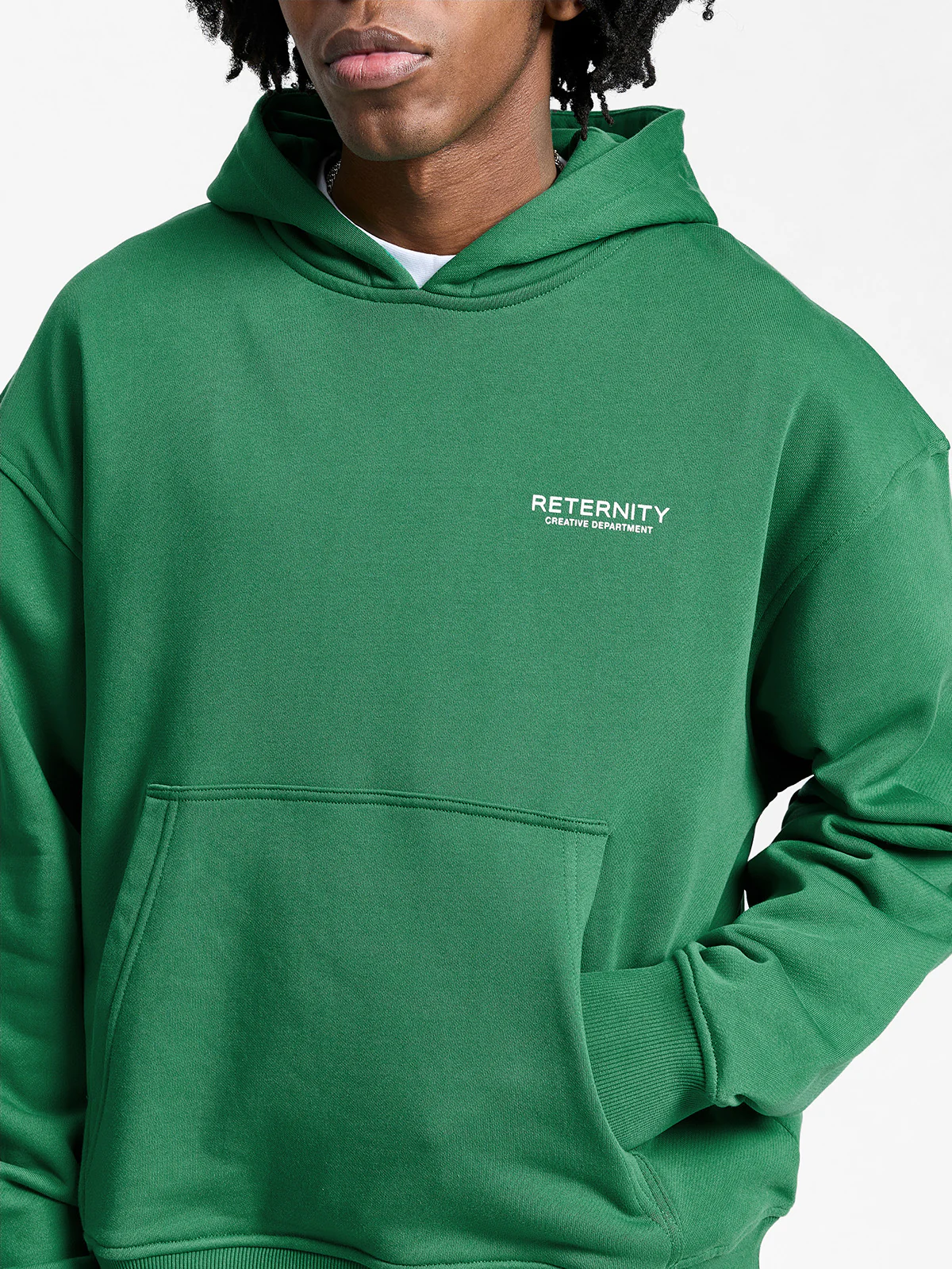CREATIVE DEPT HOODIE - GREEN - Image 8