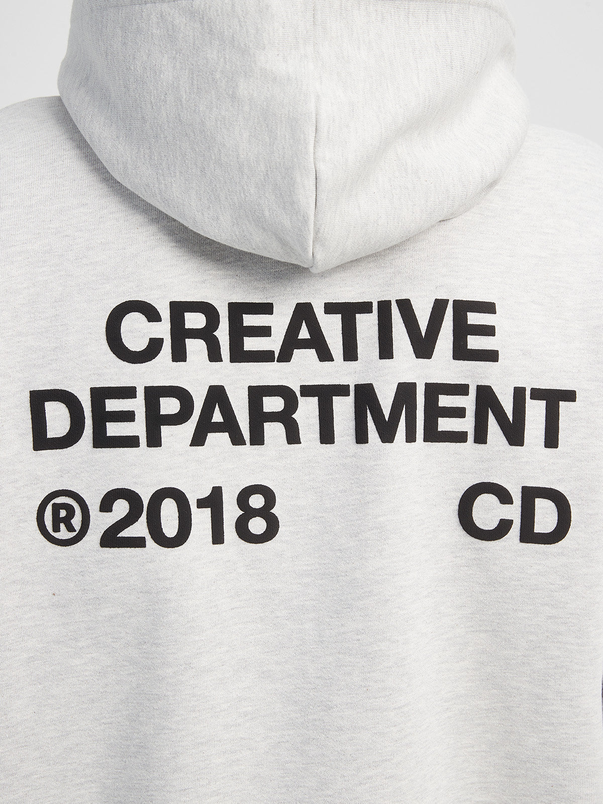 CREATIVE DEPT HOODIE - MELANGE GREY - Image 9