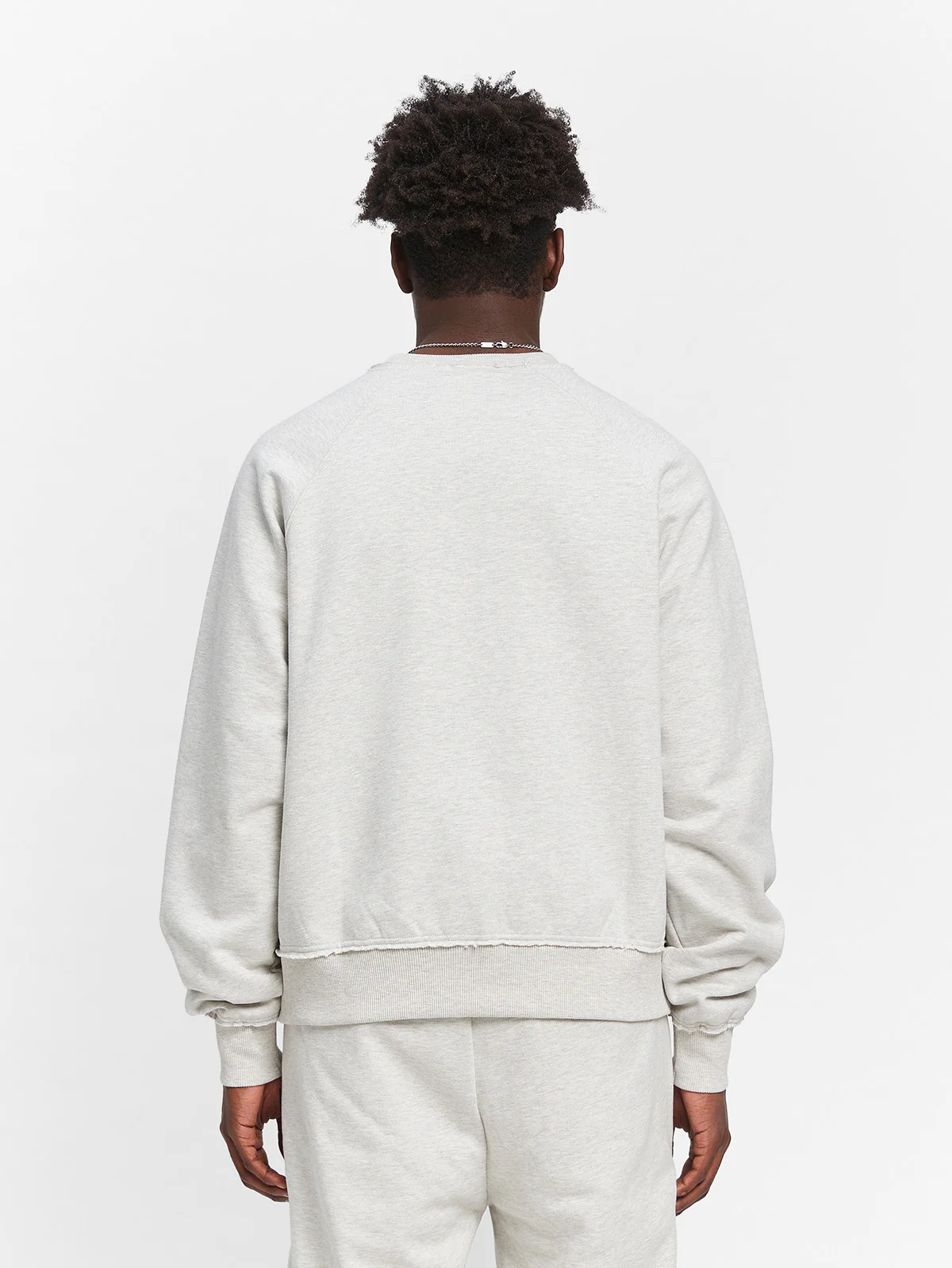 CREATIVE DEPT LOGO CREWNECK - MELANGE GREY - Image 6