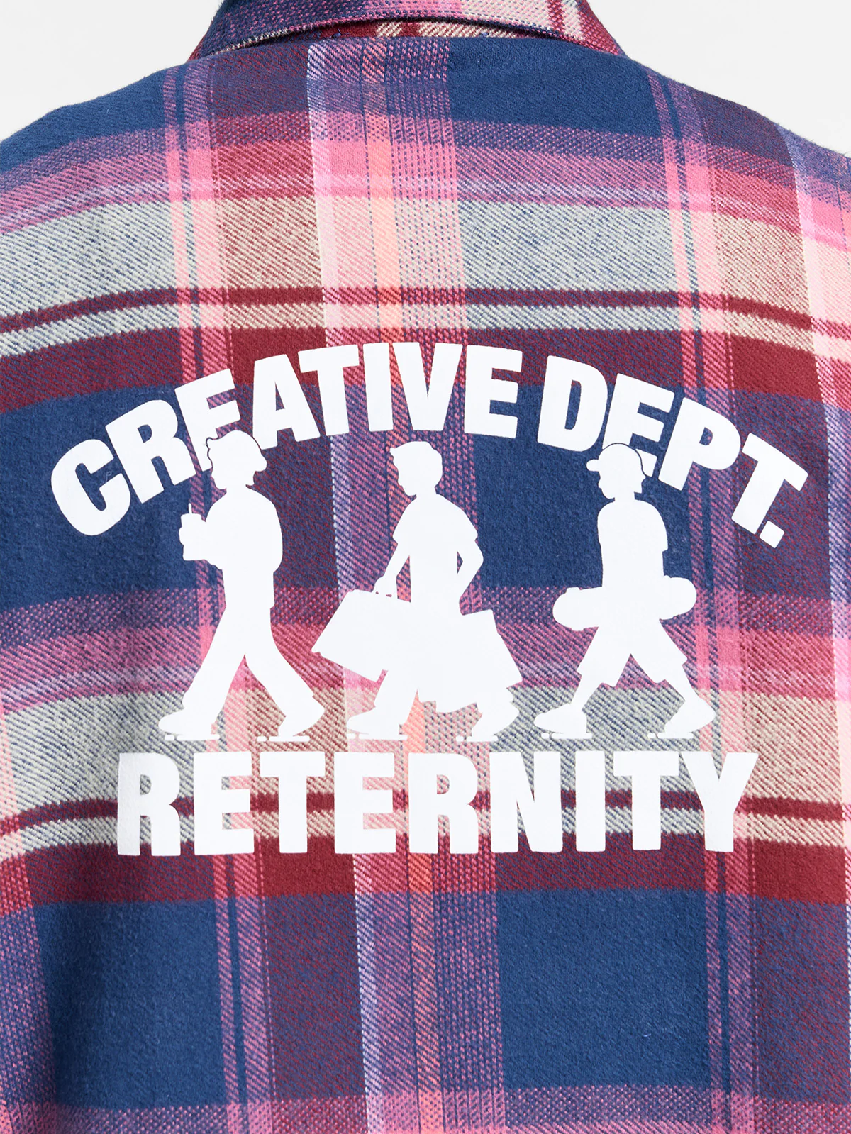CREATIVE DEPT LOGO FLANNEL - PURPLE - Image 7