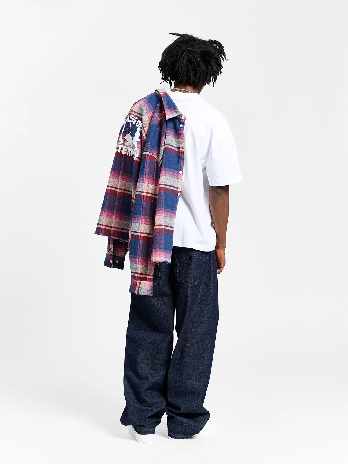 CREATIVE DEPT LOGO FLANNEL - PURPLE - Image 9