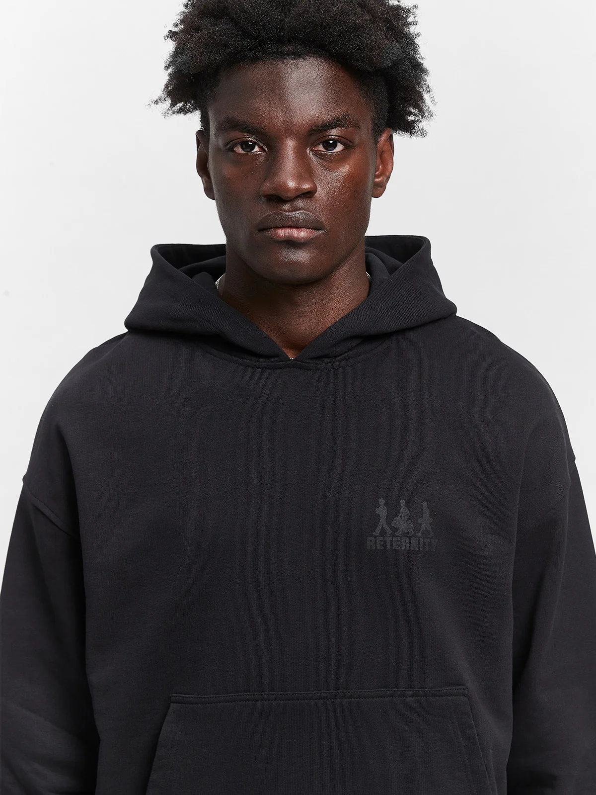 CREATIVE DEPT LOGO HOODIE - BLACK - Image 8