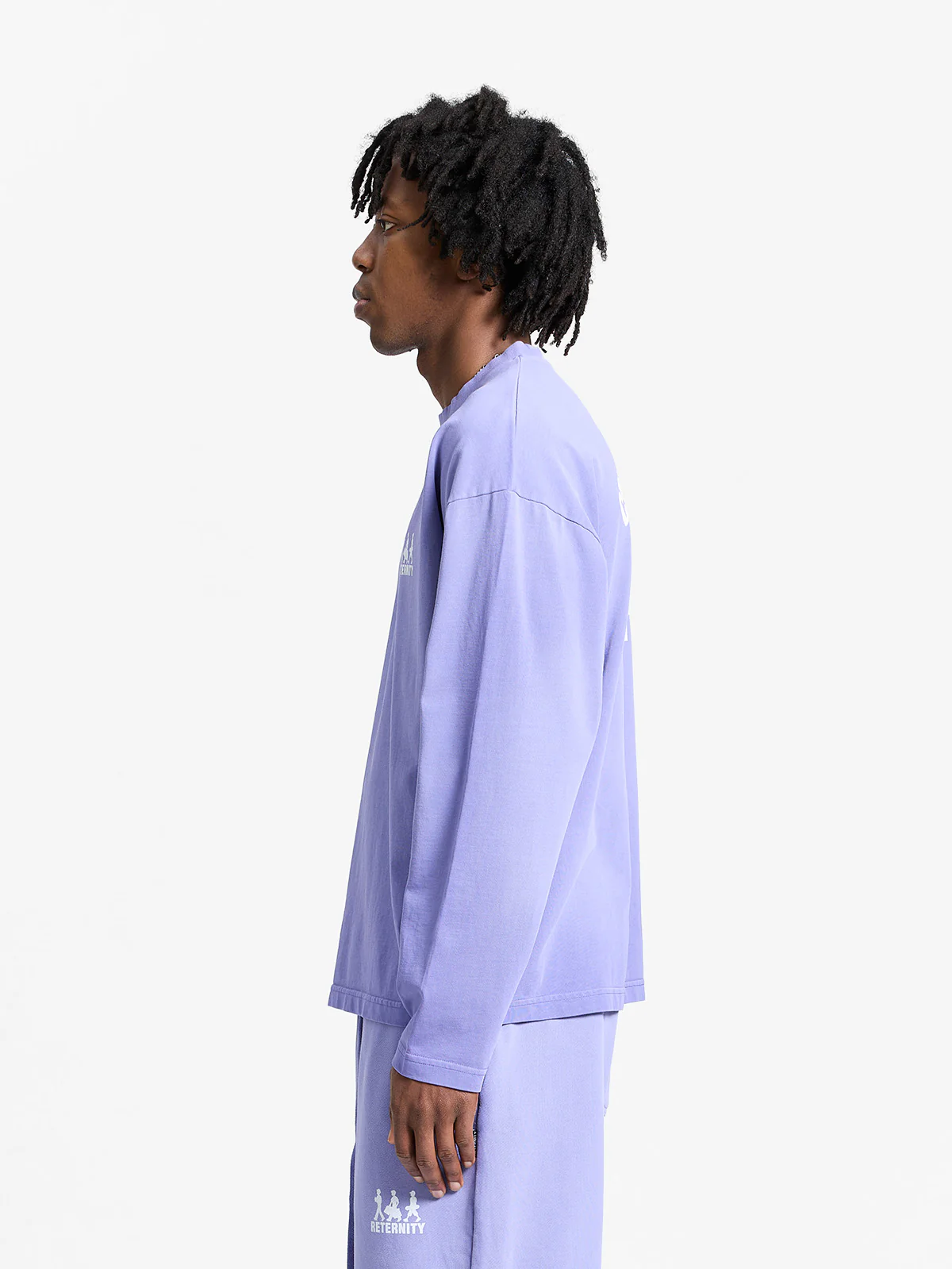 CREATIVE DEPT LOGO LONGSLEEVE - WASHED PURPLE - Image 5