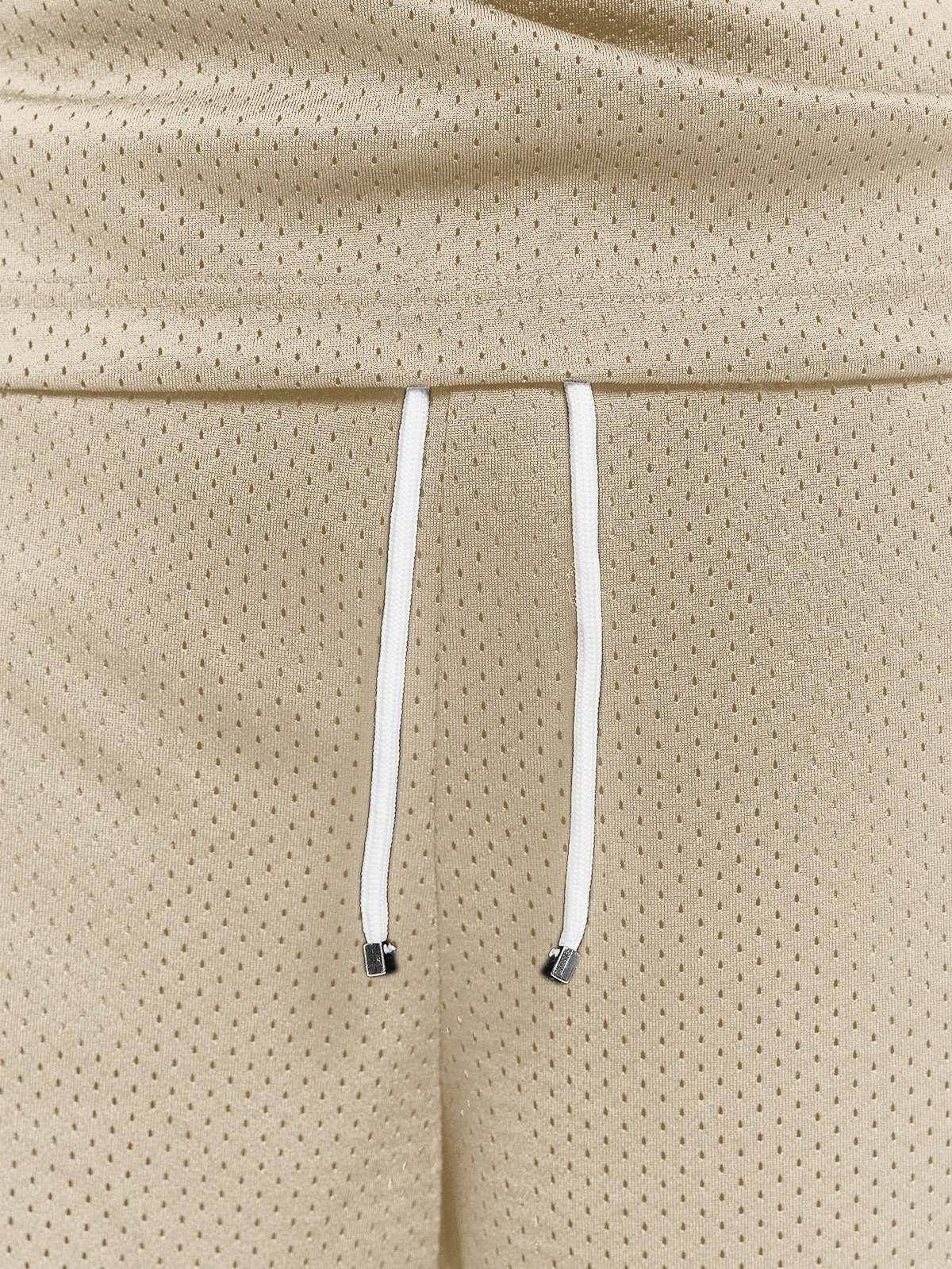 CREATIVE DEPT LOGO MESH SHORTS - CREAM - Image 8